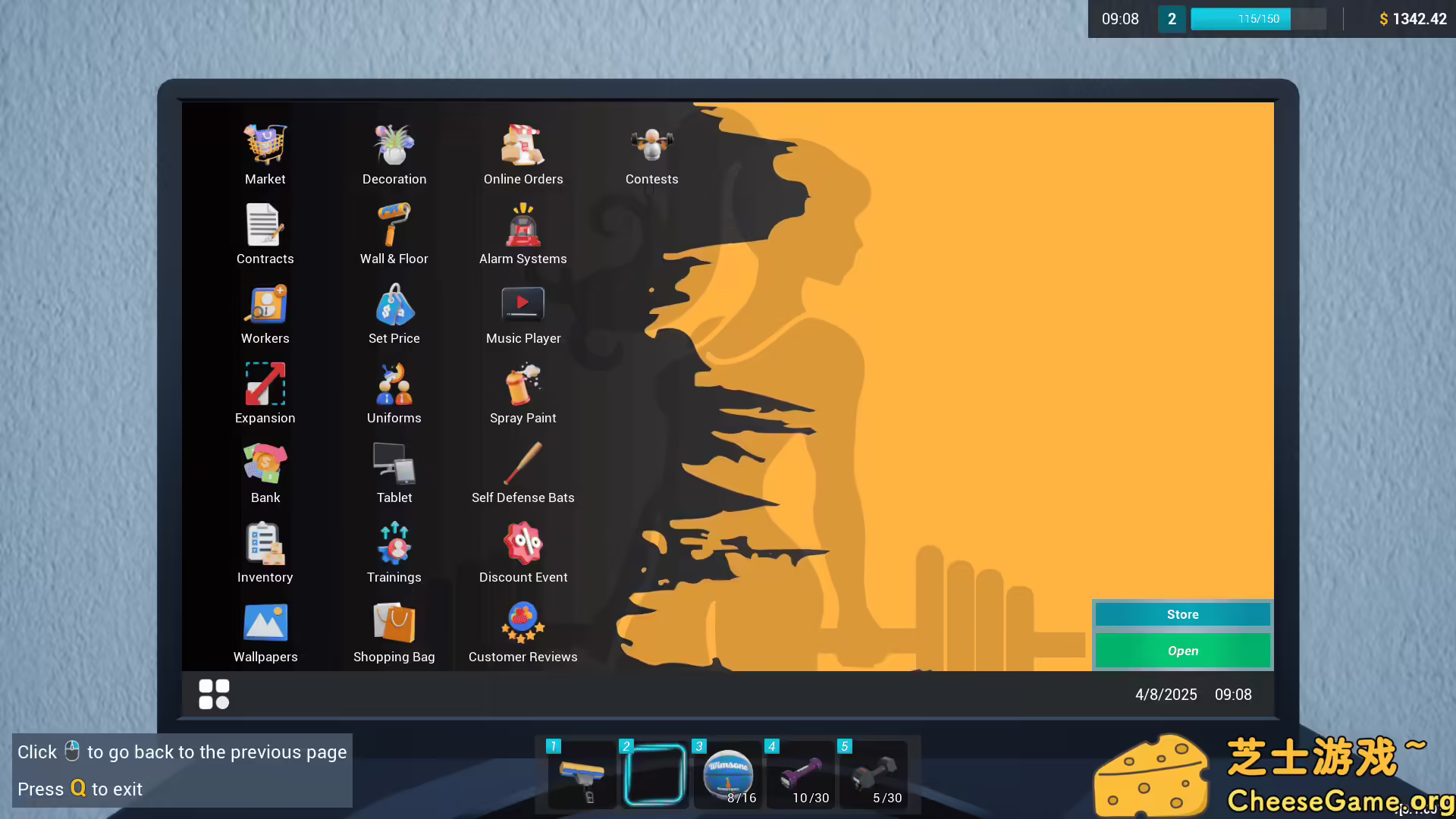 图片[1] [PC]体育用品商店/Sporting Goods Shop | 学习版单机游戏截图-CheeseGame-芝士游戏