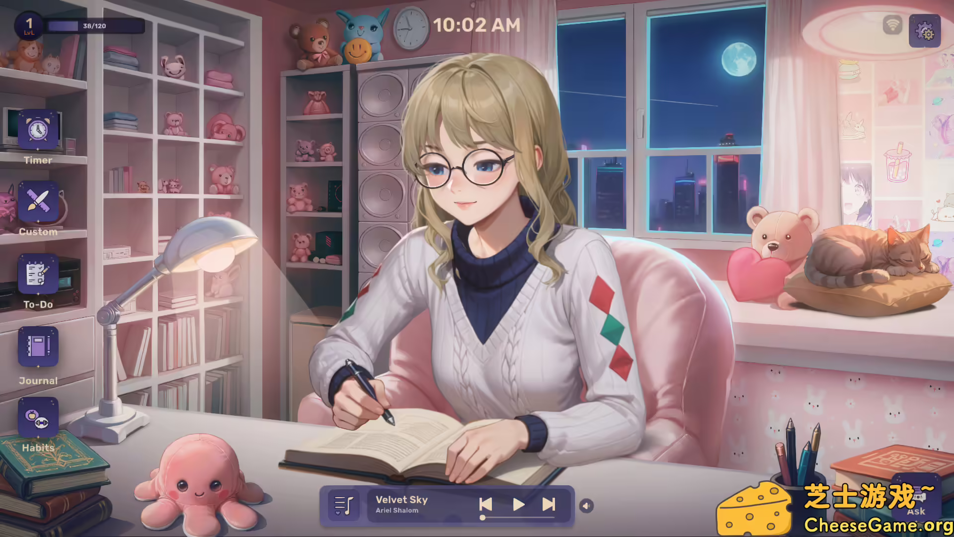 图片[2] [PC]Lo-Fi女孩：AI助手/Lo-Fi Girl: AI Assistant | 学习版单机游戏截图-CheeseGame-芝士游戏