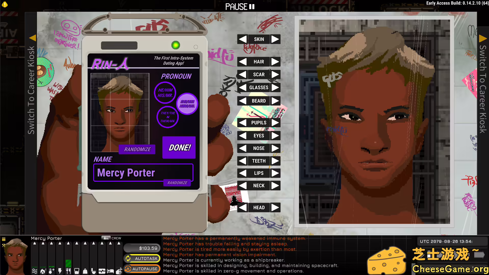 图片[6] [PC]星际漂流者/Ostranauts | 学习版单机游戏免费下载-CheeseGame-芝士游戏