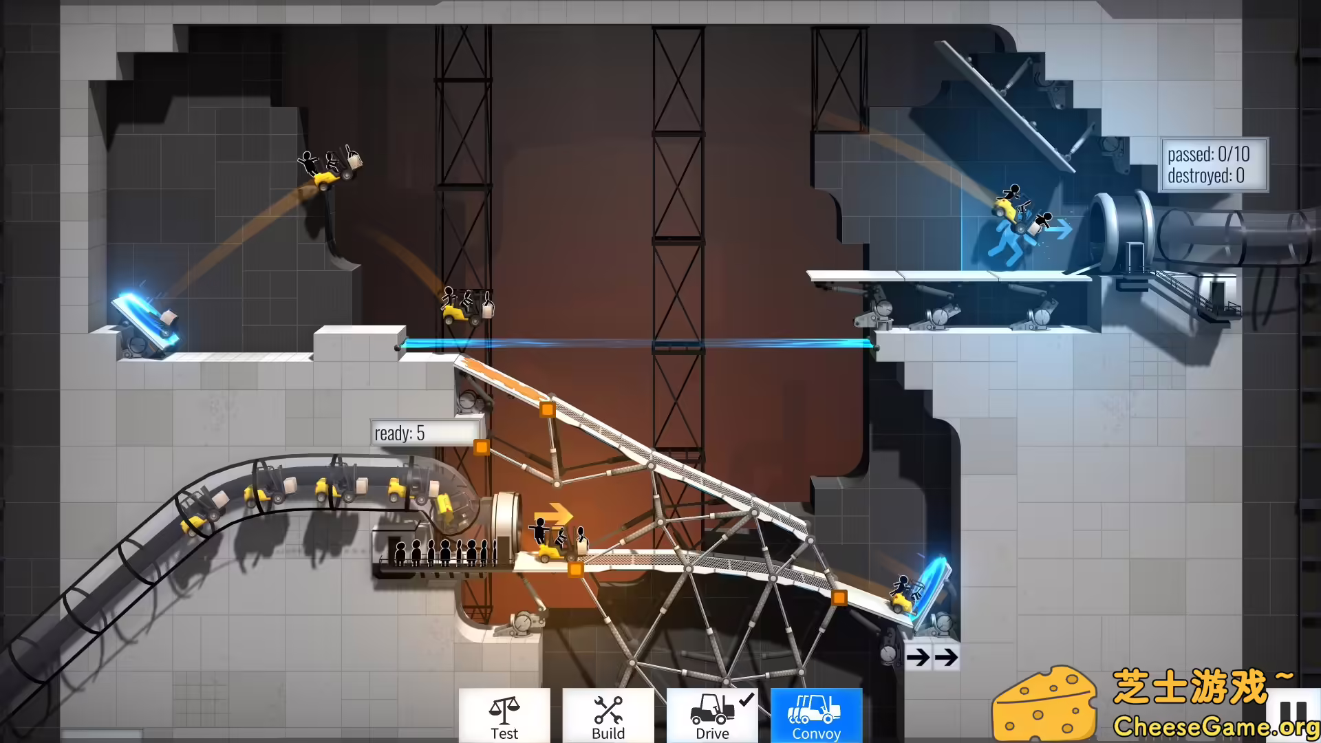 图片[1] [PC]桥梁工程师传送门/Bridge Constructor Portal | 学习版单机游戏免费下载-CheeseGame-芝士游戏