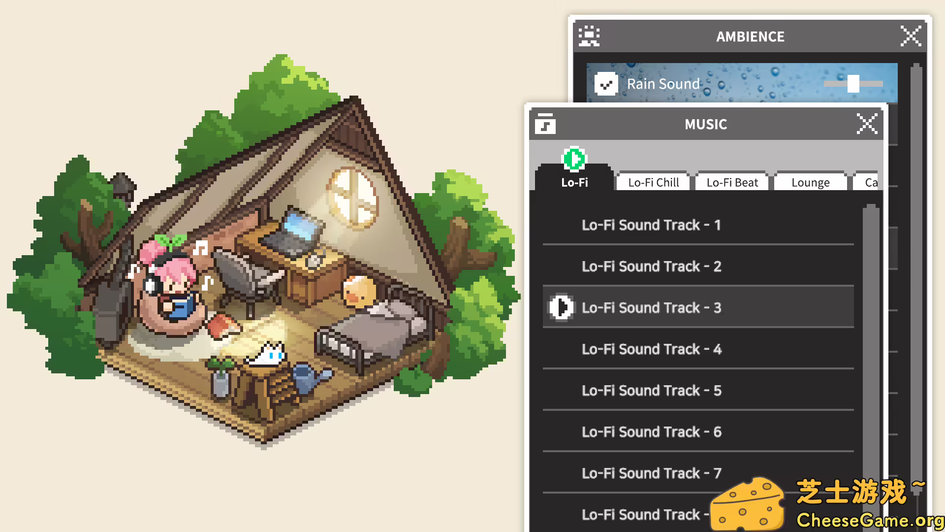 图片[3] [PC]迷你舒适房间：Lo-Fi/Mini Cozy Room: Lo-Fi | 学习版单机游戏免费下载-CheeseGame-芝士游戏