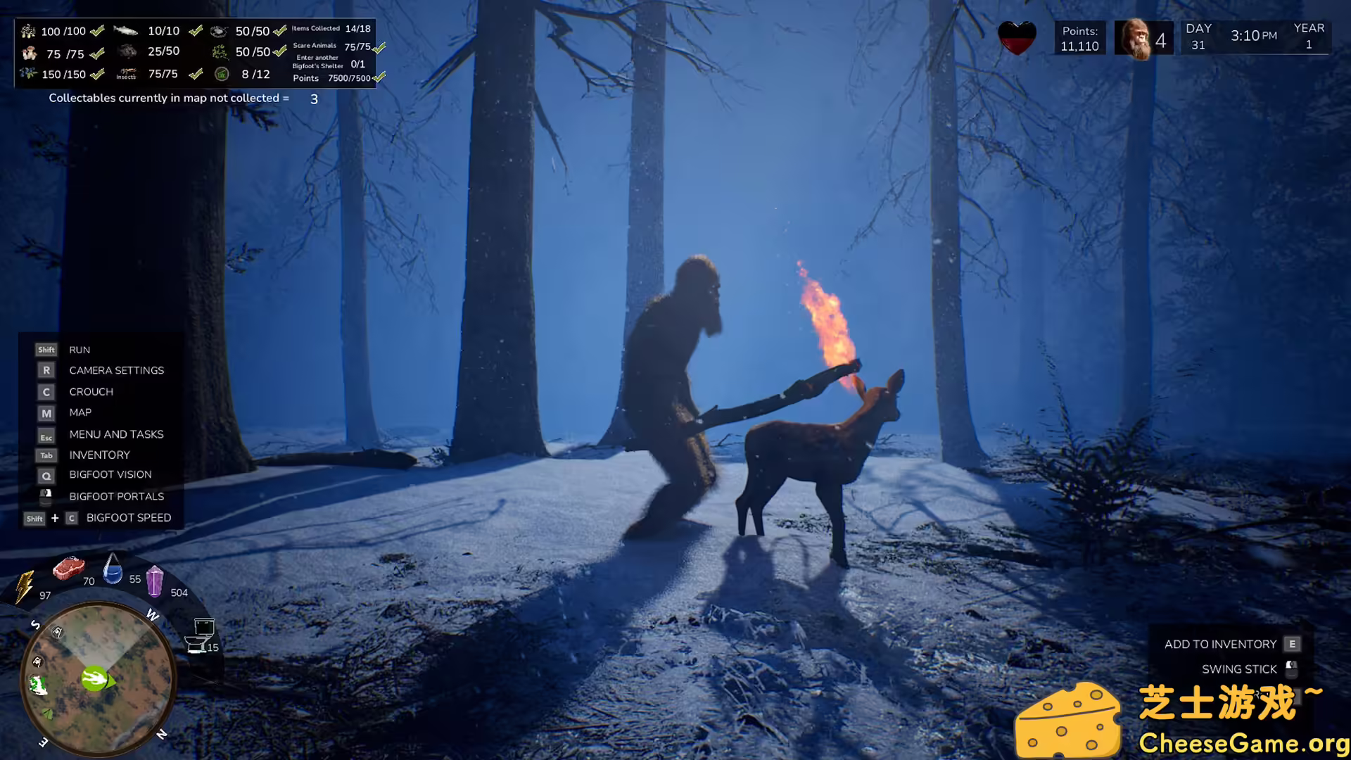 图片[3] [PC]大脚怪生活/Bigfoot Life | 学习版单机游戏免费下载-CheeseGame-芝士游戏