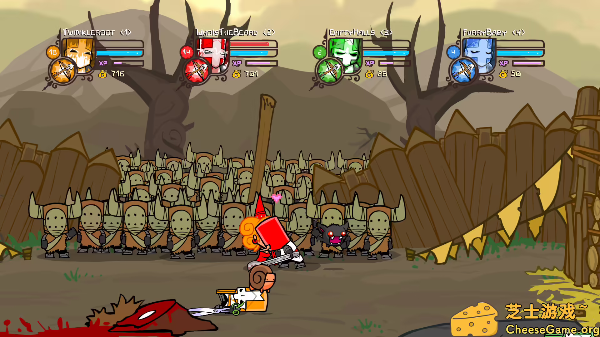 图片[3] [PC]城堡毁灭者/城堡破坏者/Castle Crashers | 学习版单机游戏免费下载-CheeseGame-芝士游戏