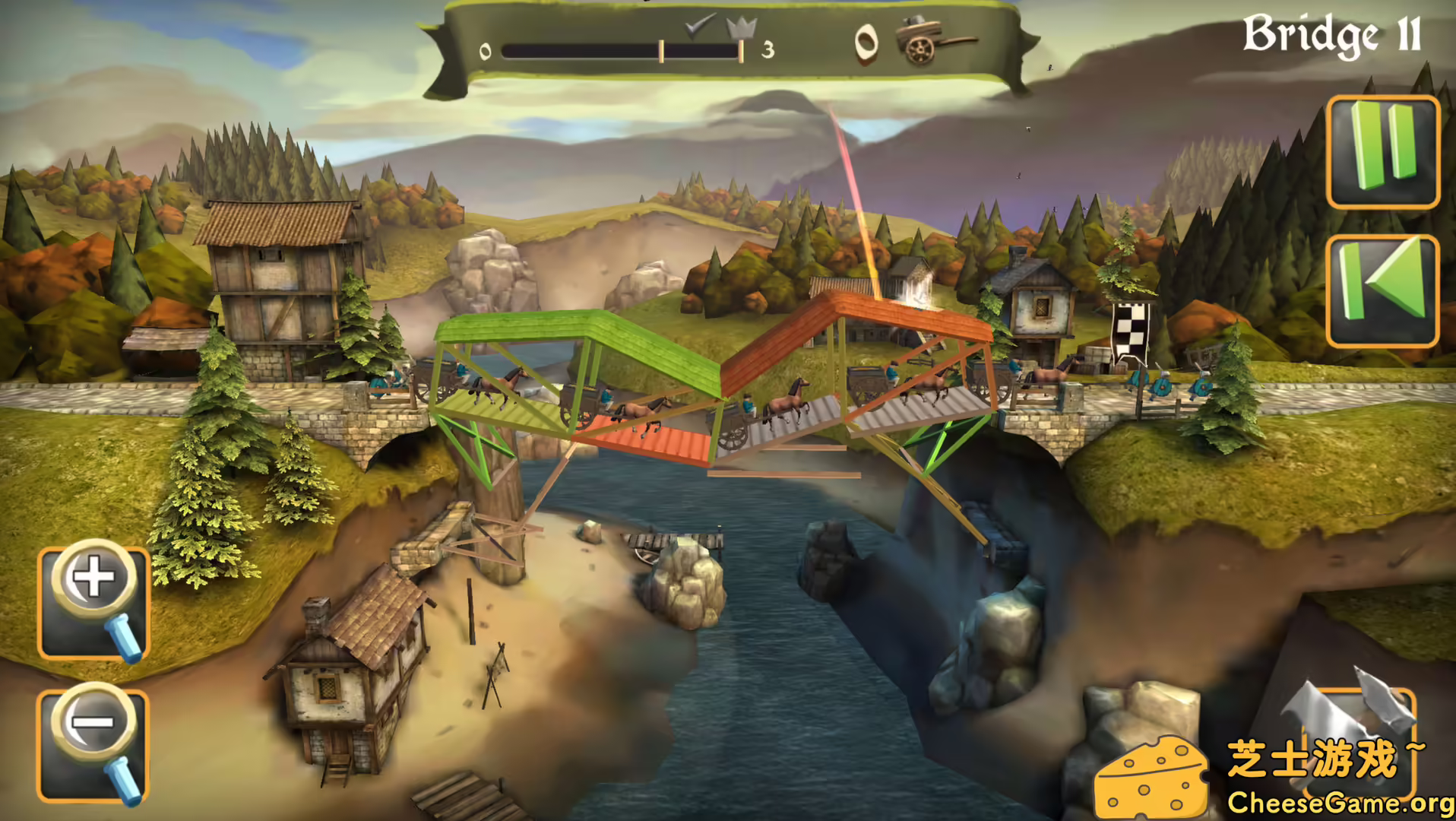 图片[1] [PC]桥梁构造者中世纪/Bridge Constructor Medieval | 学习版单机游戏免费下载-CheeseGame-芝士游戏