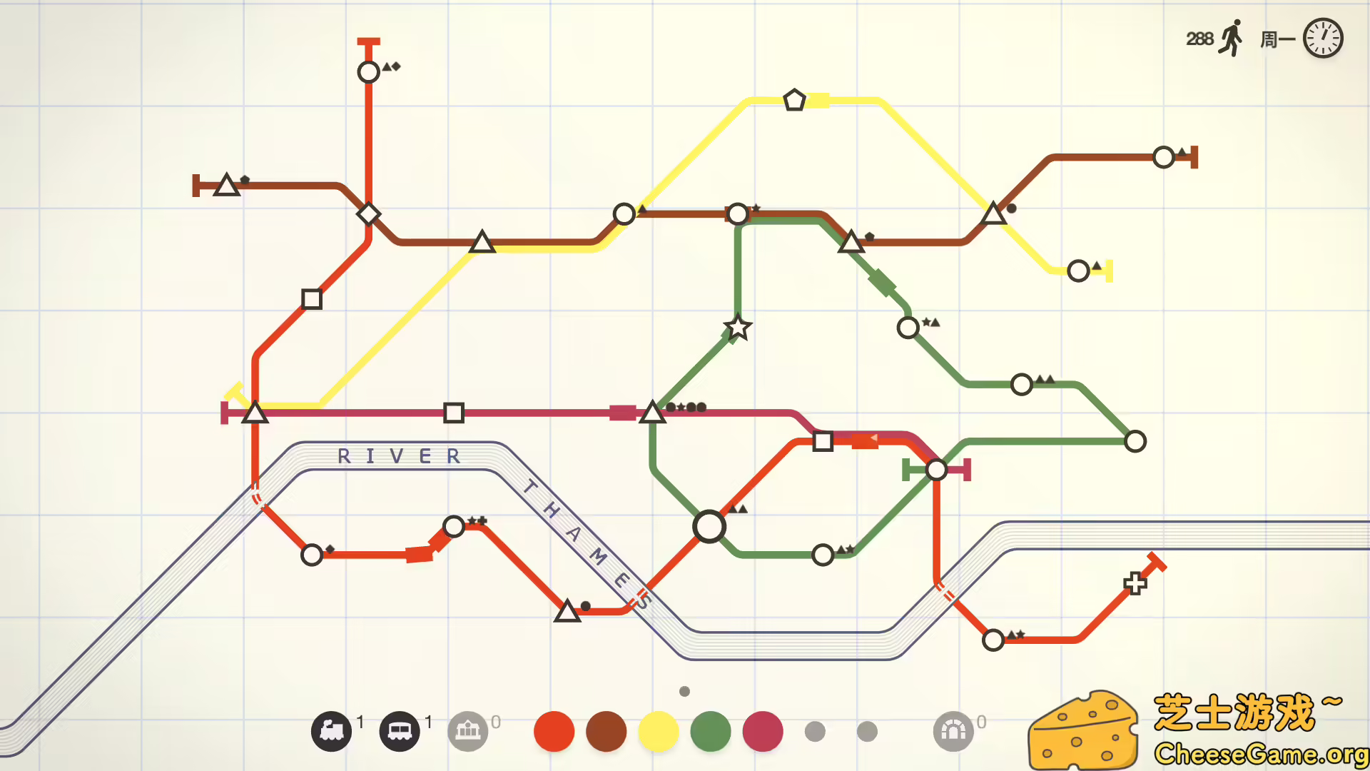图片[2] [PC]迷你地铁/迷你都市/模拟地铁/Mini Metro | 学习版单机游戏免费下载-CheeseGame-芝士游戏
