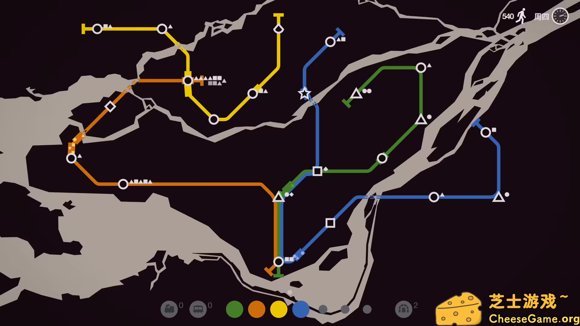 图片[3] [PC]迷你地铁/迷你都市/模拟地铁/Mini Metro | 学习版单机游戏免费下载-CheeseGame-芝士游戏