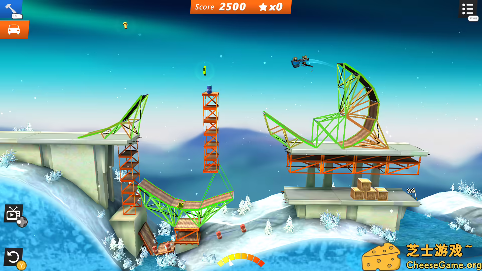图片[1] [PC]桥梁建造师：特技/Bridge Constructor Stunts | 学习版单机游戏免费下载-CheeseGame-芝士游戏