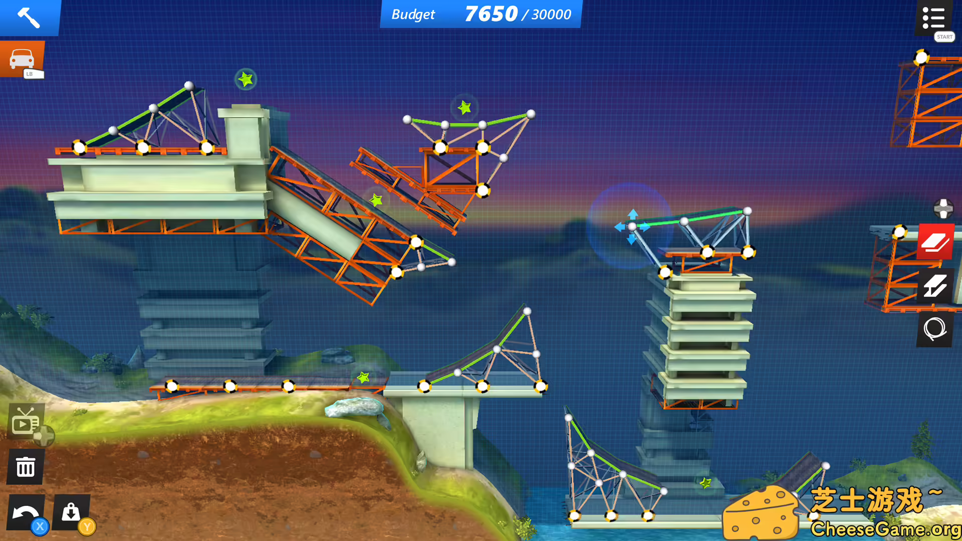 图片[2] [PC]桥梁建造师：特技/Bridge Constructor Stunts | 学习版单机游戏免费下载-CheeseGame-芝士游戏