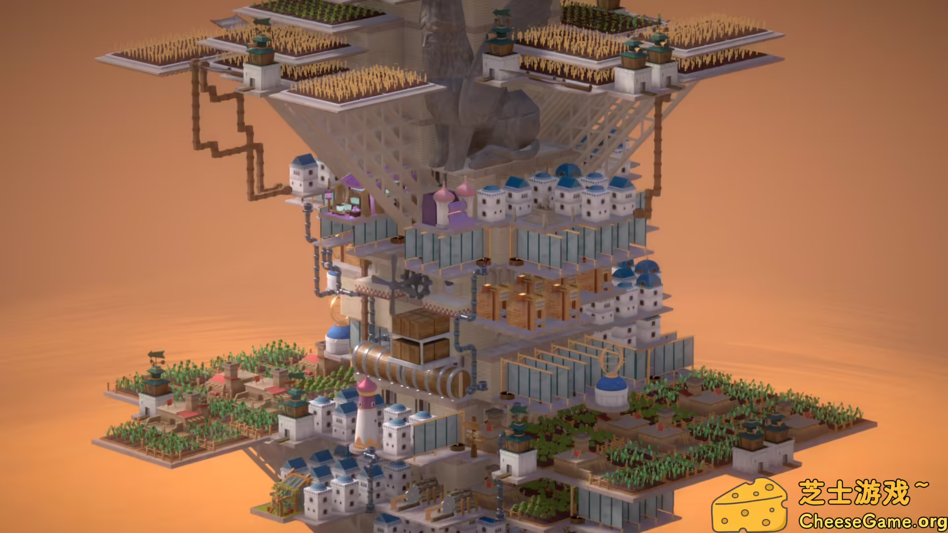 图片[1] [PC]巴别塔：垂直国度/STARIO: Haven Tower | 学习版单机游戏免费下载-CheeseGame-芝士游戏