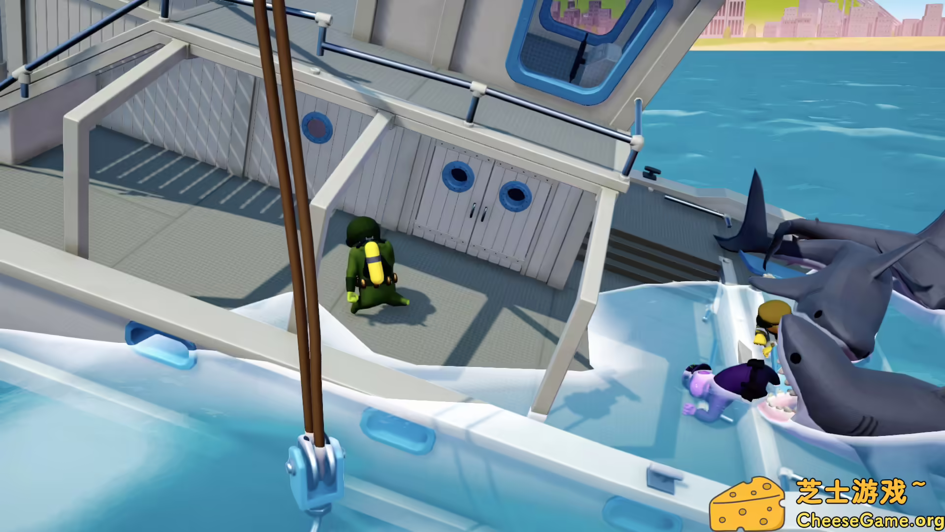 图片[3] [PC]萌萌小人大乱斗/Gang Beasts/支持网络联机 | 学习版单机游戏免费下载-CheeseGame-芝士游戏