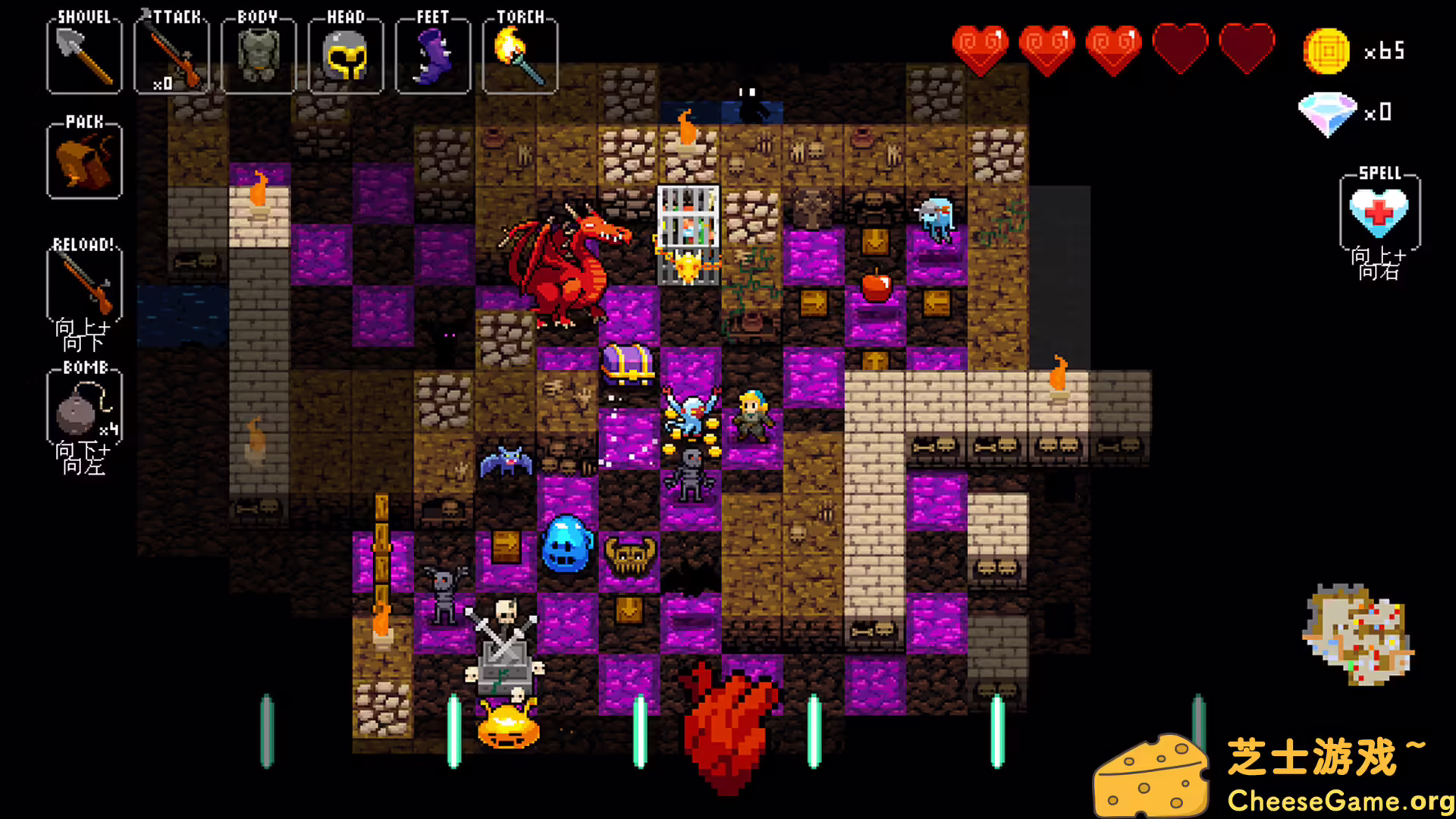 图片[2] [PC]节奏地牢/Crypt of the NecroDancer | 学习版单机游戏免费下载-CheeseGame-芝士游戏