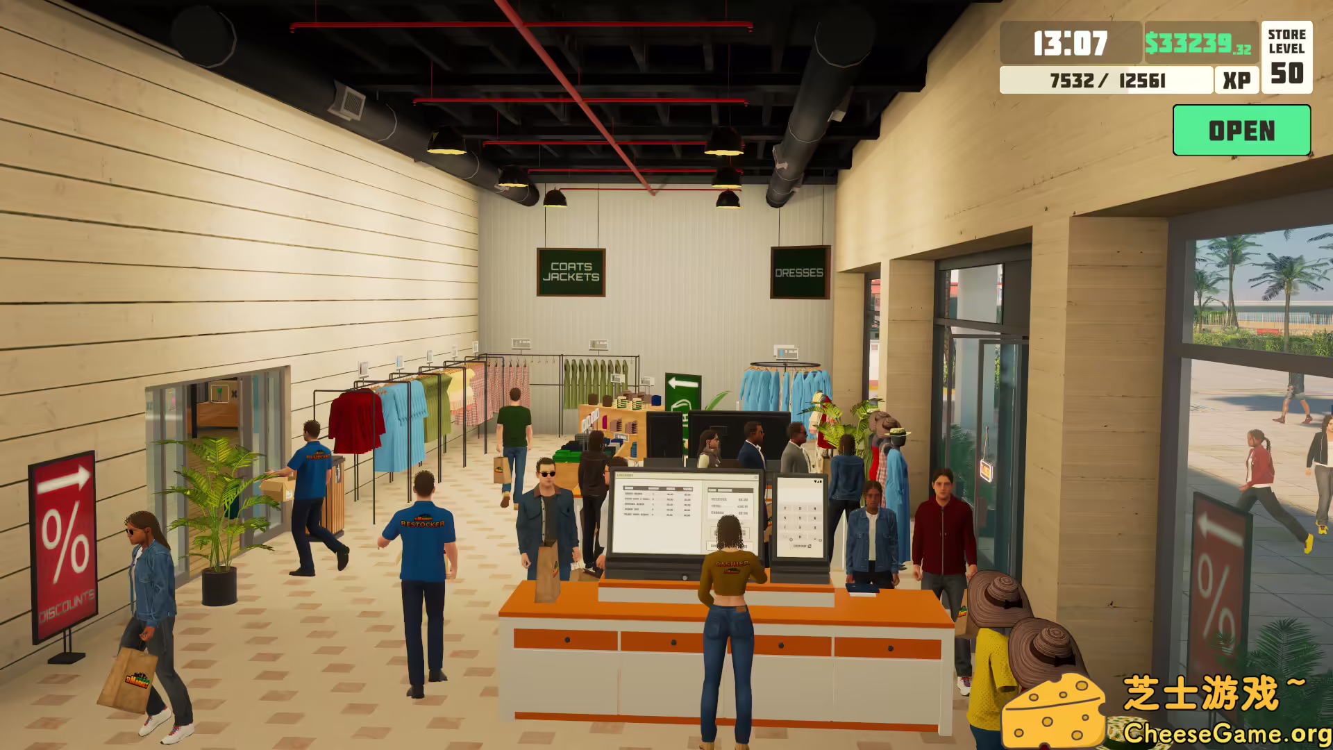 图片[2] [PC]服装商店模拟器/siMarket Cloth Store Simulator | 学习版单机游戏截图-CheeseGame-芝士游戏