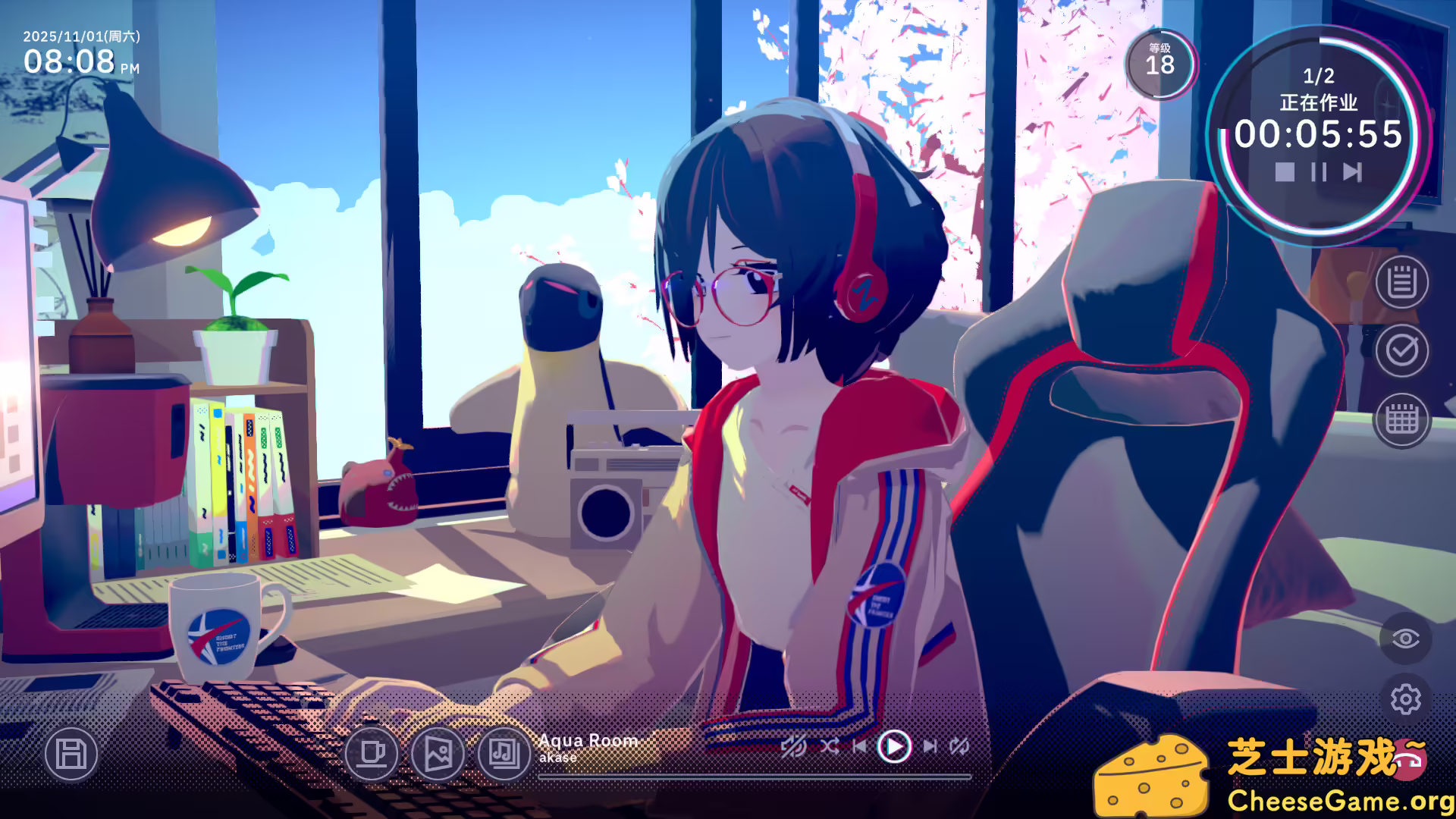 图片[2] [PC]放松时光：与你共享Lo-Fi故事/Chill with You : Lo-Fi Story | 学习版单机游戏截图-CheeseGame-芝士游戏