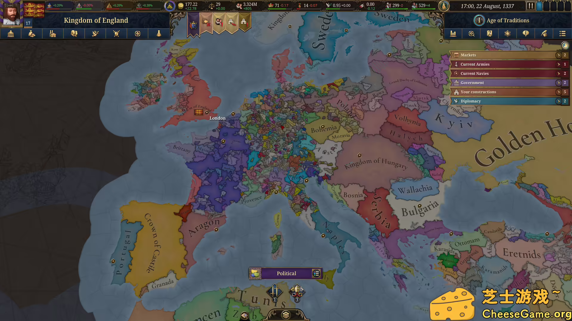 图片[2] [PC]欧陆风云5/Europa Universalis V/支持网络联机 | 学习版单机游戏截图-CheeseGame-芝士游戏