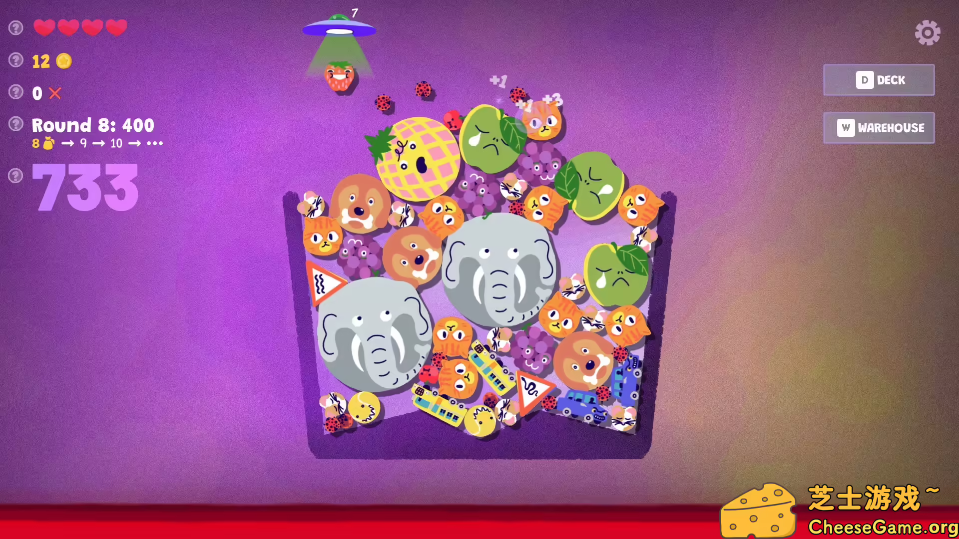 图片[1] [PC]史蒂夫的仓库：合成大肉鸽？/Steve's Warehouse: Physics. Roguelike. Chaos. | 学习版单机游戏截图-CheeseGame-芝士游戏