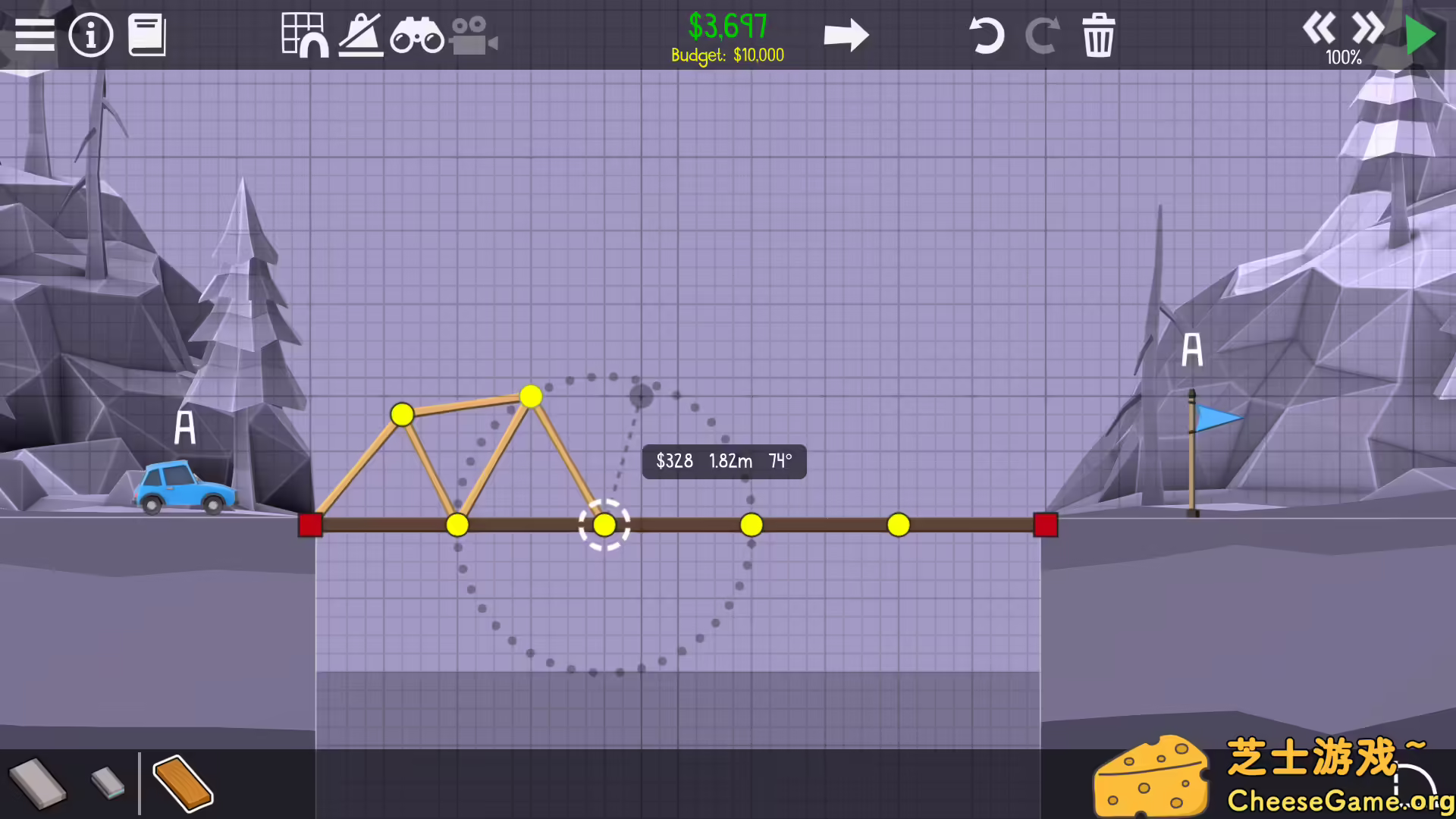 图片[1] [PC]桥梁建造师2/Poly Bridge 2 | 学习版单机游戏截图-CheeseGame-芝士游戏