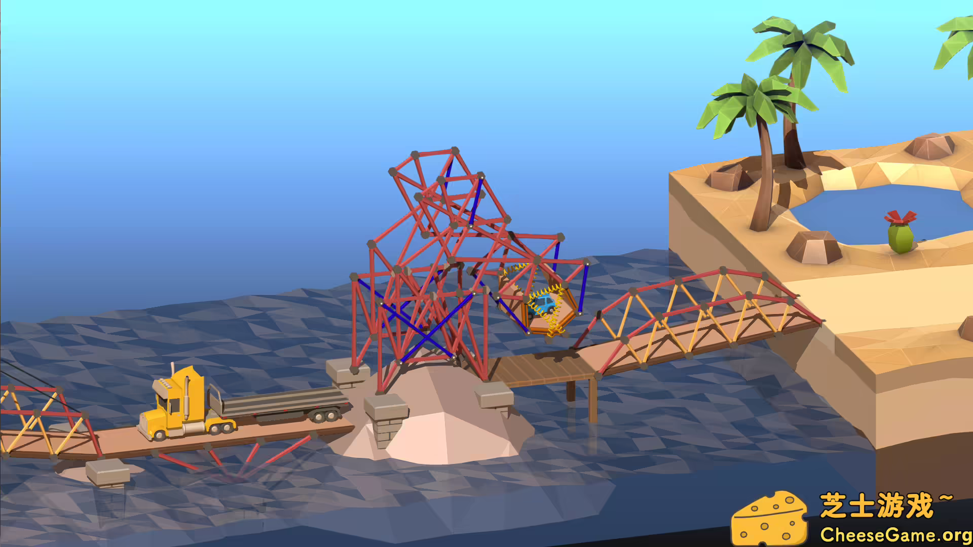 图片[4] [PC]桥梁建造师2/Poly Bridge 2 | 学习版单机游戏截图-CheeseGame-芝士游戏