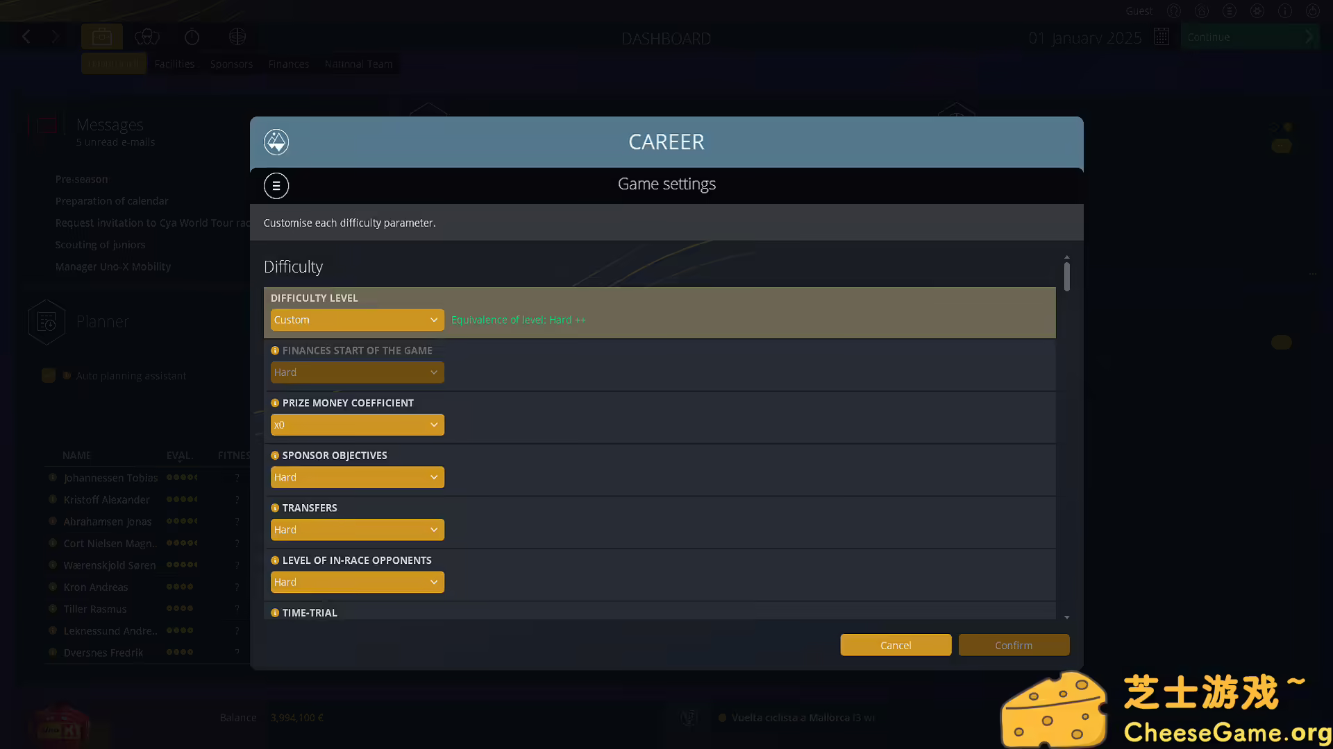 图片[2] [PC]职业自行车队经理25/Pro Cycling Manager 25 | 学习版单机游戏截图-CheeseGame-芝士游戏