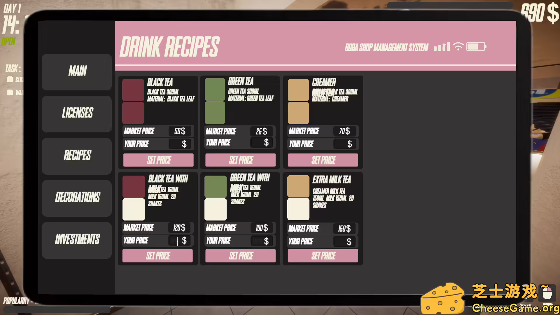图片[5] [PC]奶茶店模拟器/Boba Tea Shop Simulator | 游戏截图-CheeseGame-芝士游戏