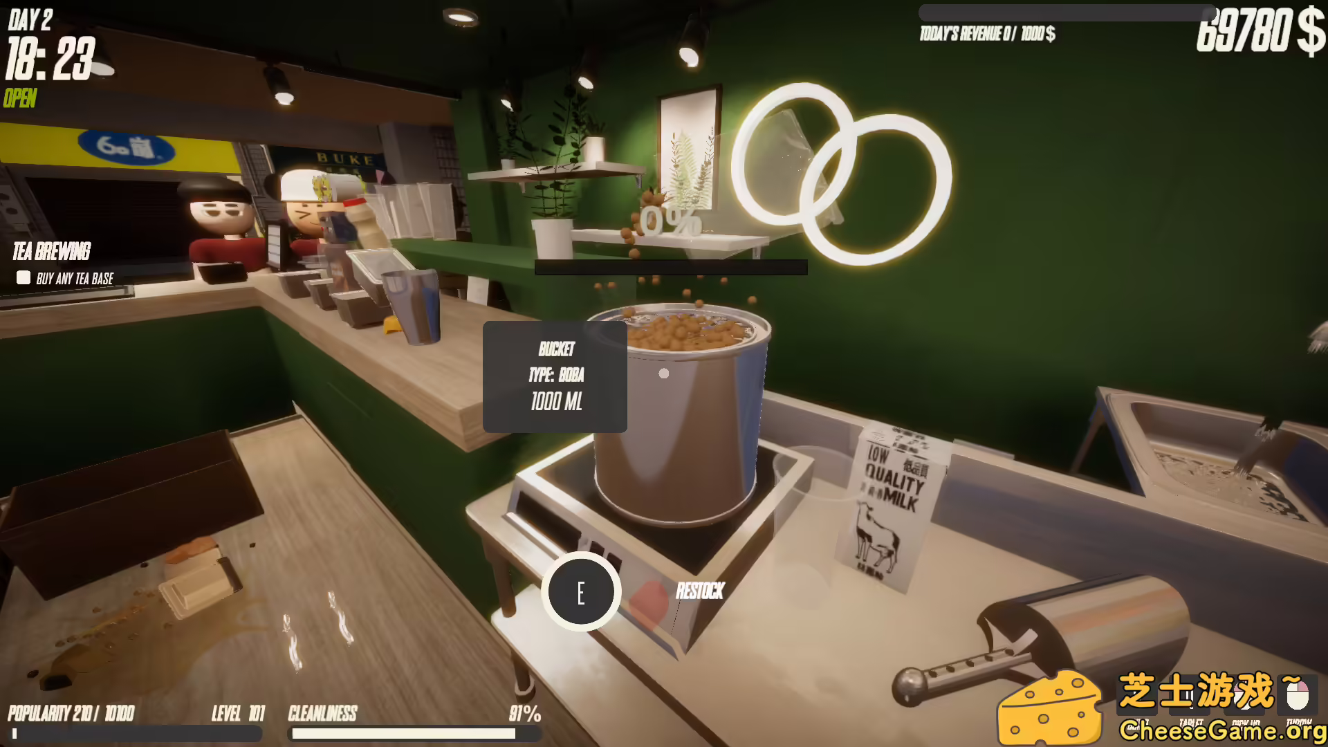 图片[6] [PC]奶茶店模拟器/Boba Tea Shop Simulator | 游戏截图-CheeseGame-芝士游戏