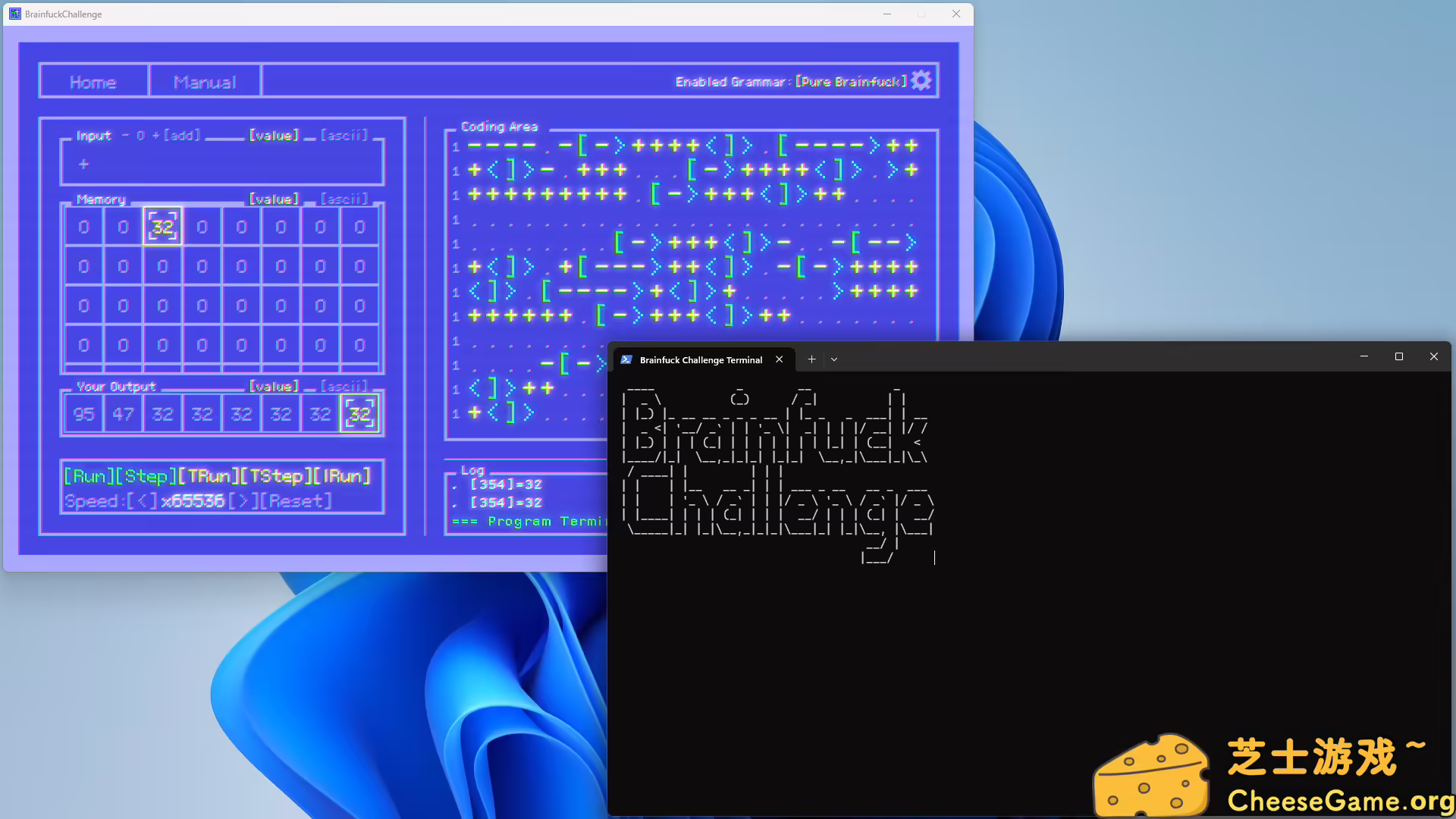 图片[4] [PC]BF语言挑战/Brainfuck Challenge | 游戏截图-CheeseGame-芝士游戏