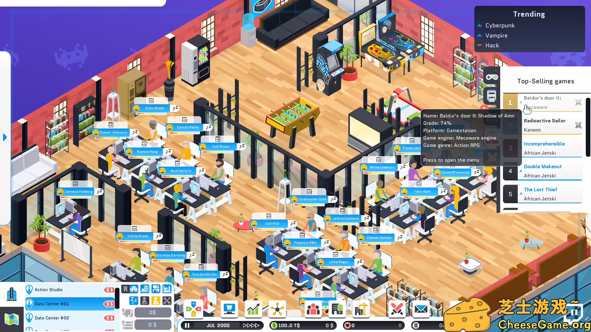 图片[2] [PC]城市游戏工作室/City Game Studio: a tycoon about game dev | 游戏截图-CheeseGame-芝士游戏