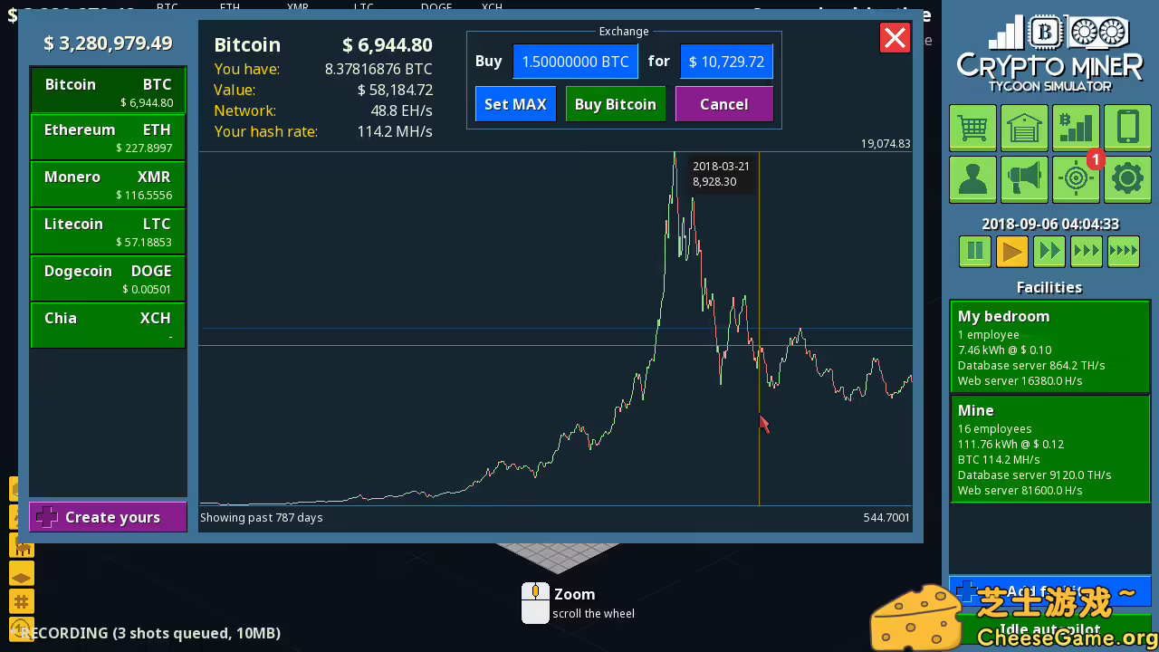 图片[3] [PC]挖矿大亨模拟器/Crypto Miner Tycoon Simulator | 游戏截图-CheeseGame-芝士游戏