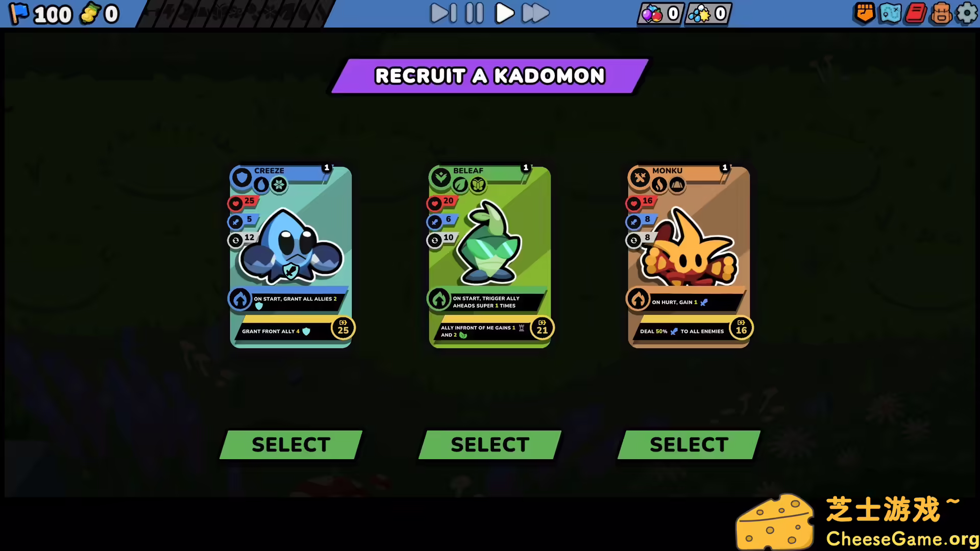 图片[1] [PC]卡多梦:超能自走棋/Kādomon: Hyper Auto Battlers | 游戏截图-CheeseGame-芝士游戏