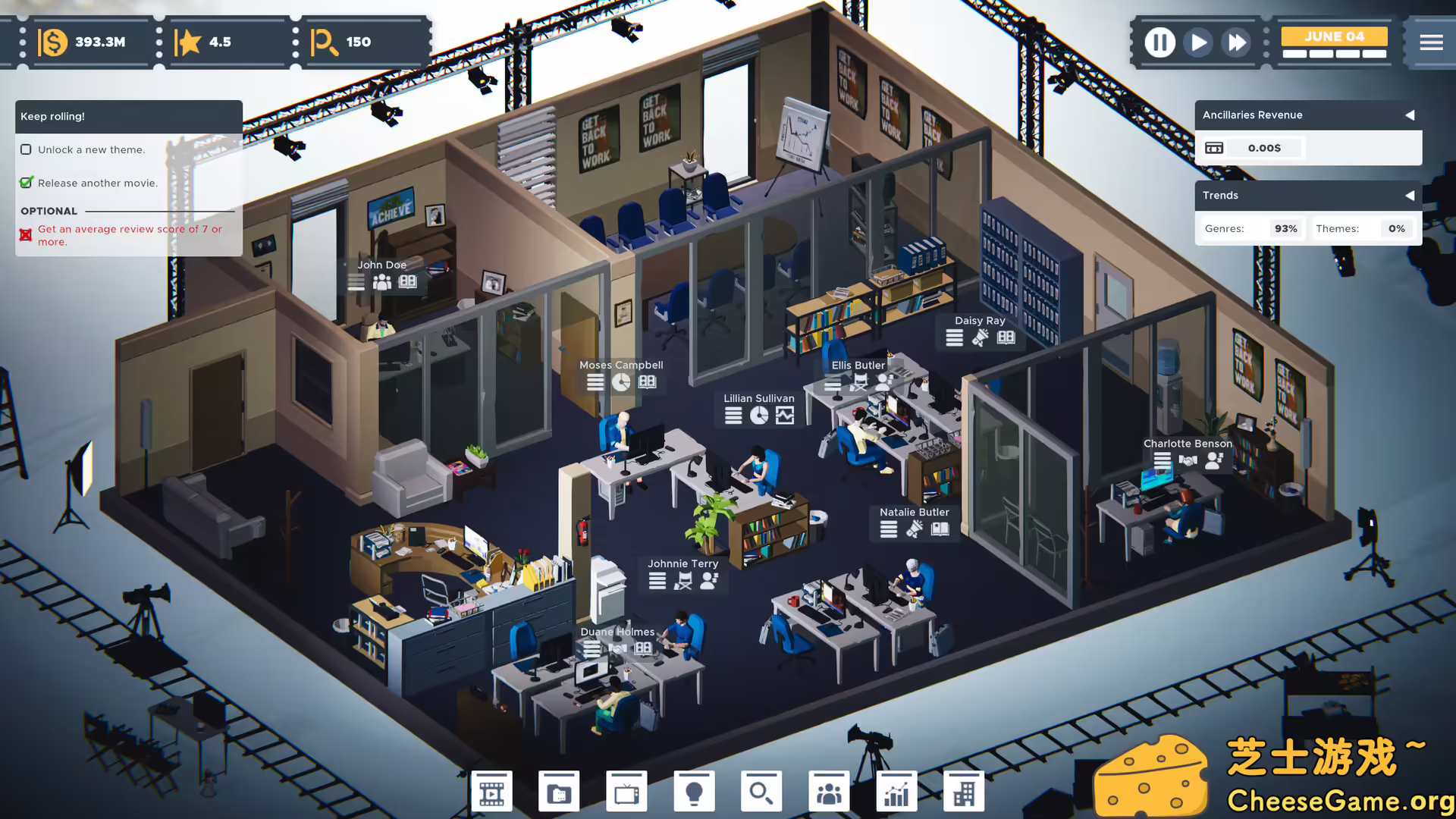 图片[1] [PC]电影大亨：执行官/The Executive - Movie Industry Tycoon | 游戏截图-CheeseGame-芝士游戏