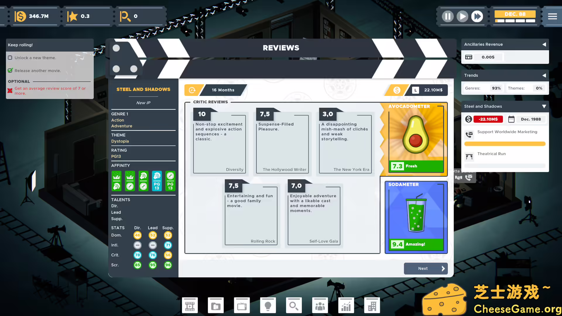 图片[4] [PC]电影大亨：执行官/The Executive - Movie Industry Tycoon | 游戏截图-CheeseGame-芝士游戏