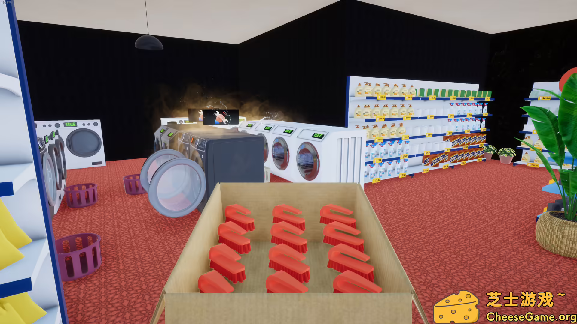 图片[2] [PC]洗衣店模拟器：洗刷刷！/Laundry & Supermarket Simulator | 游戏截图-CheeseGame-芝士游戏