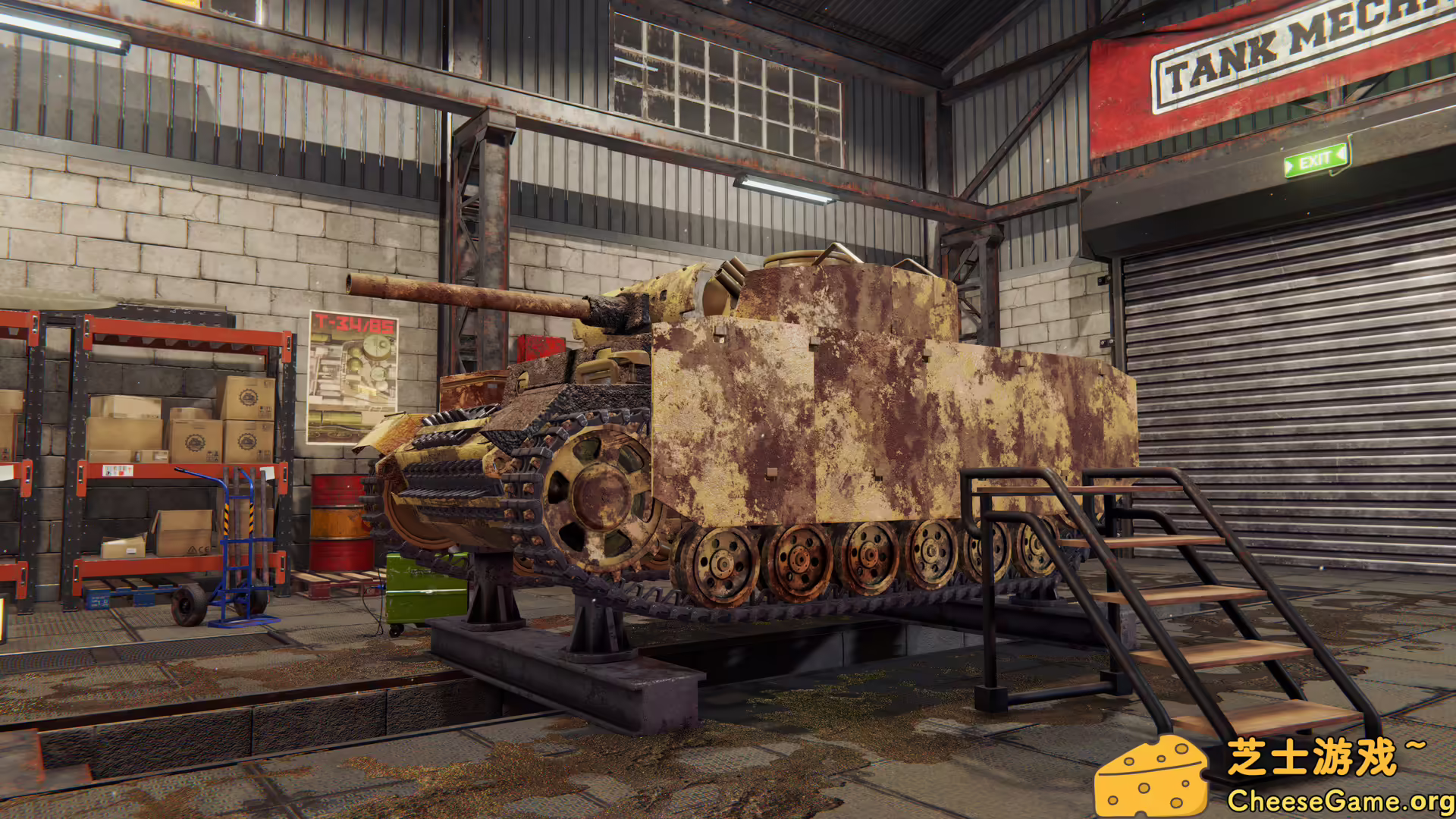 图片[3] [PC]后勤模拟器/坦克维修模拟/坦克修理模拟/Tank Mechanic Simulator | 游戏截图-CheeseGame-芝士游戏