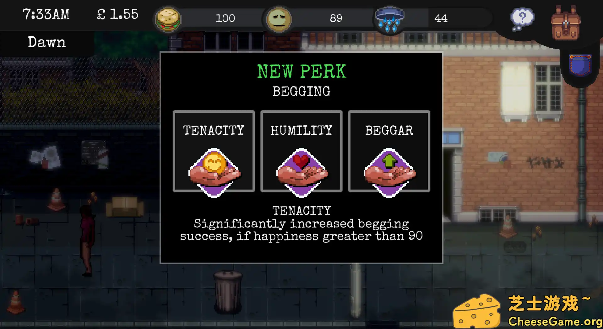 图片[2] [PC]CHANGE：无家可归的生存体验/CHANGE: A Homeless Survival Experience | 游戏截图-CheeseGame-芝士游戏