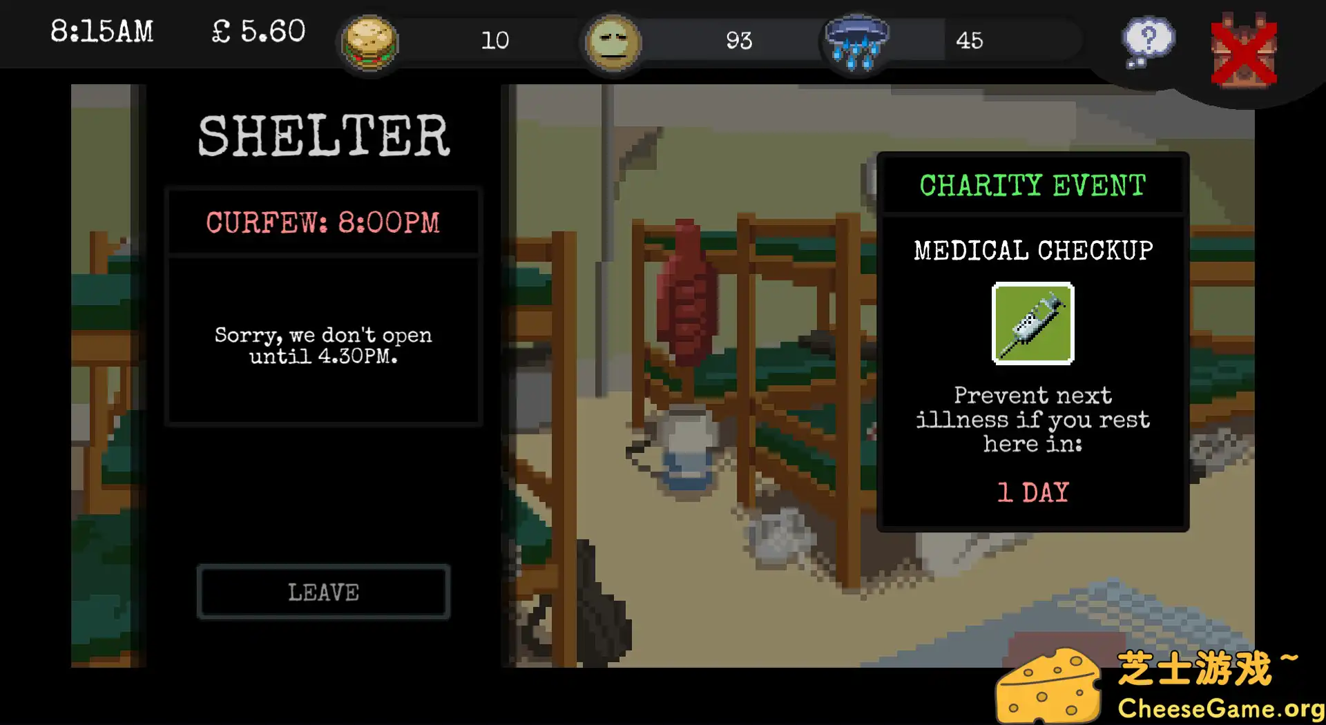 图片[6] [PC]CHANGE：无家可归的生存体验/CHANGE: A Homeless Survival Experience | 游戏截图-CheeseGame-芝士游戏