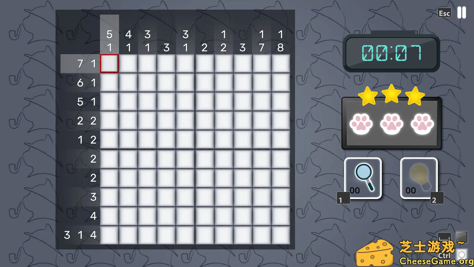 图片[2] [PC]夏洛克猫·福尔摩斯绘图方块/SherloCAT Holmes Nonogram | 游戏截图-CheeseGame-芝士游戏