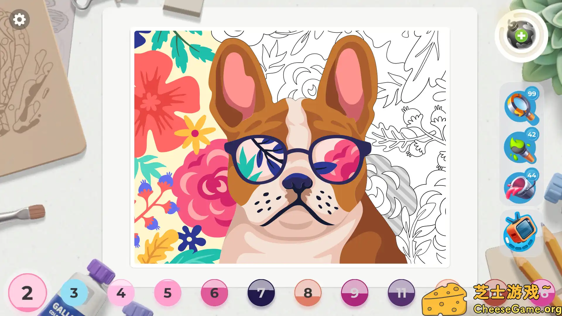 图片[3] [PC]画廊：涂色本和装饰/Gallery: Coloring book & decor | 游戏截图