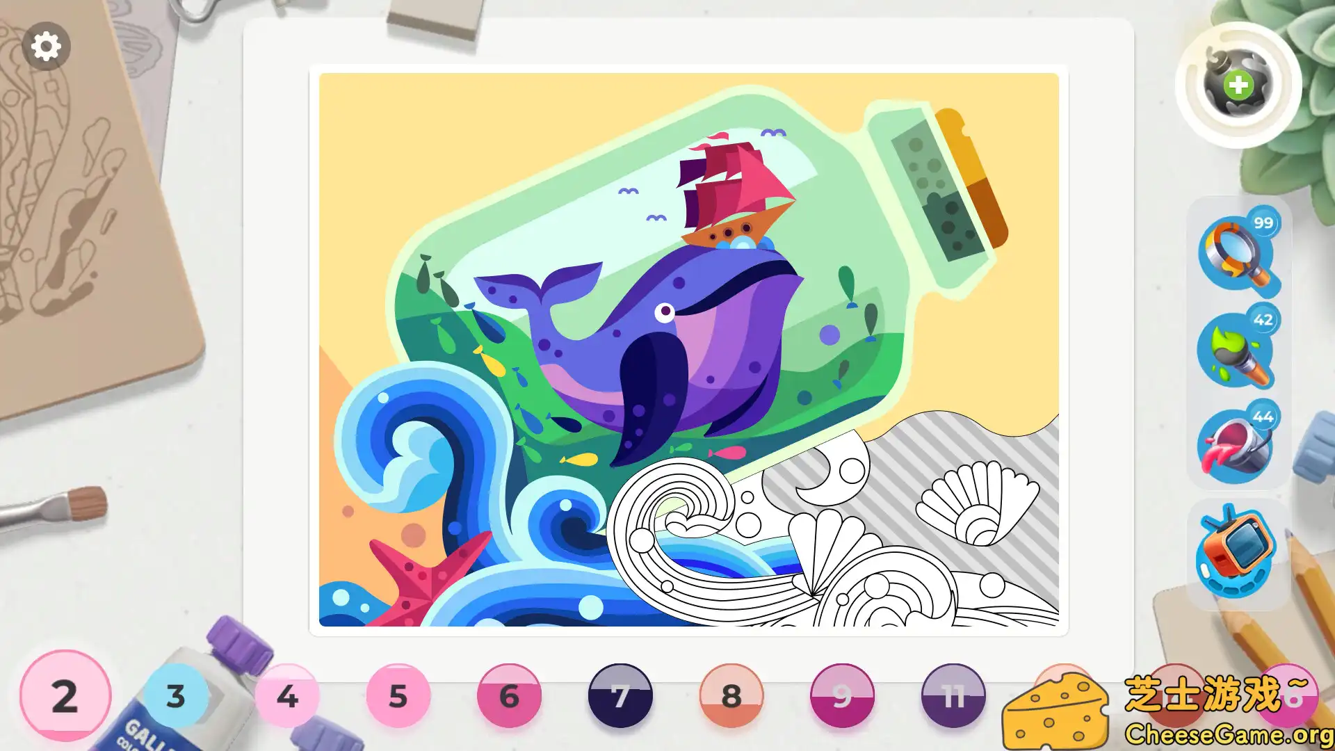 图片[5] [PC]画廊：涂色本和装饰/Gallery: Coloring book & decor | 游戏截图