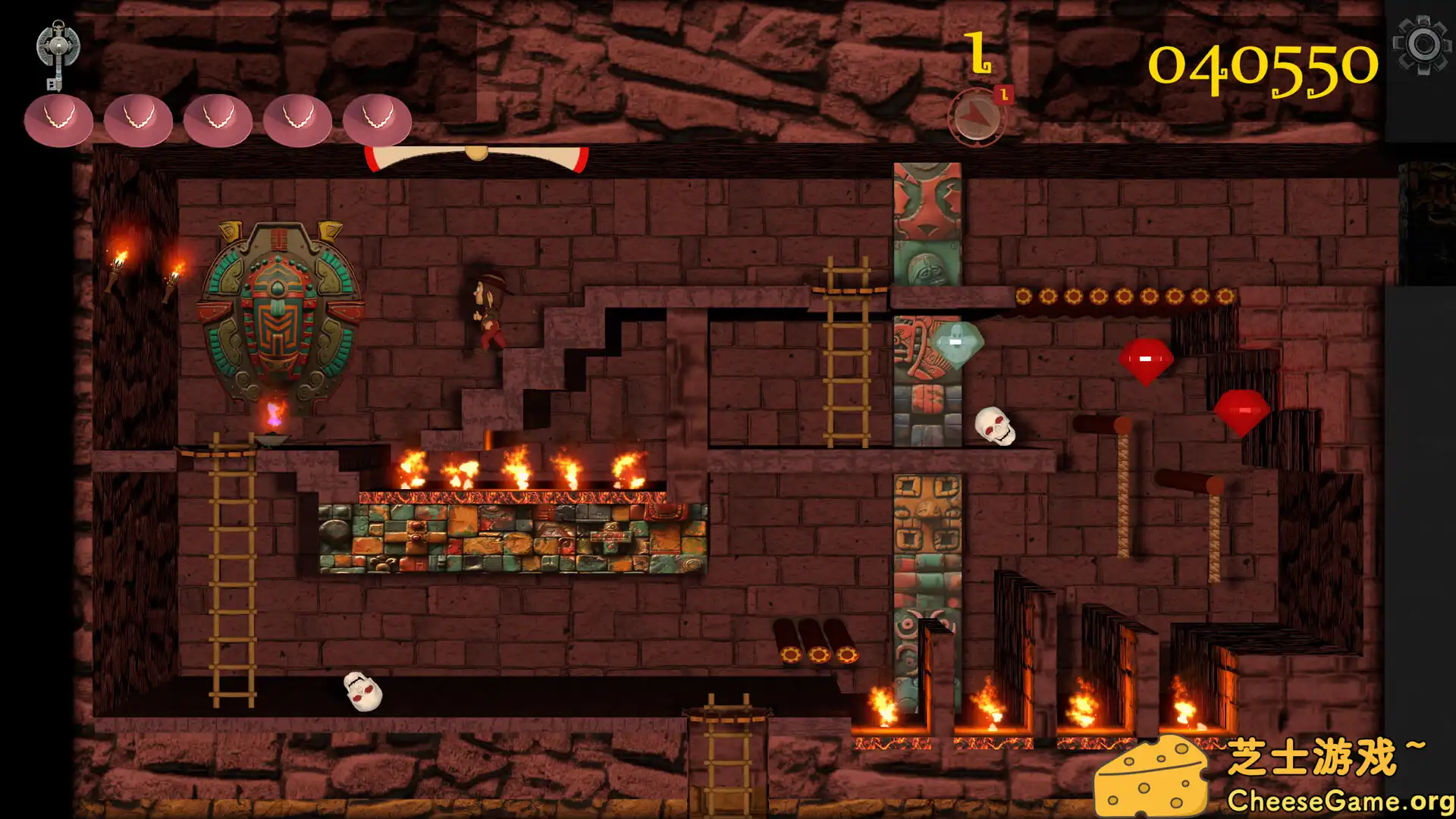 图片[1] [PC]蒙特祖玛的复仇：40周年版/Montezuma\'s Revenge - The 40th Anniversary Edition | 游戏截图