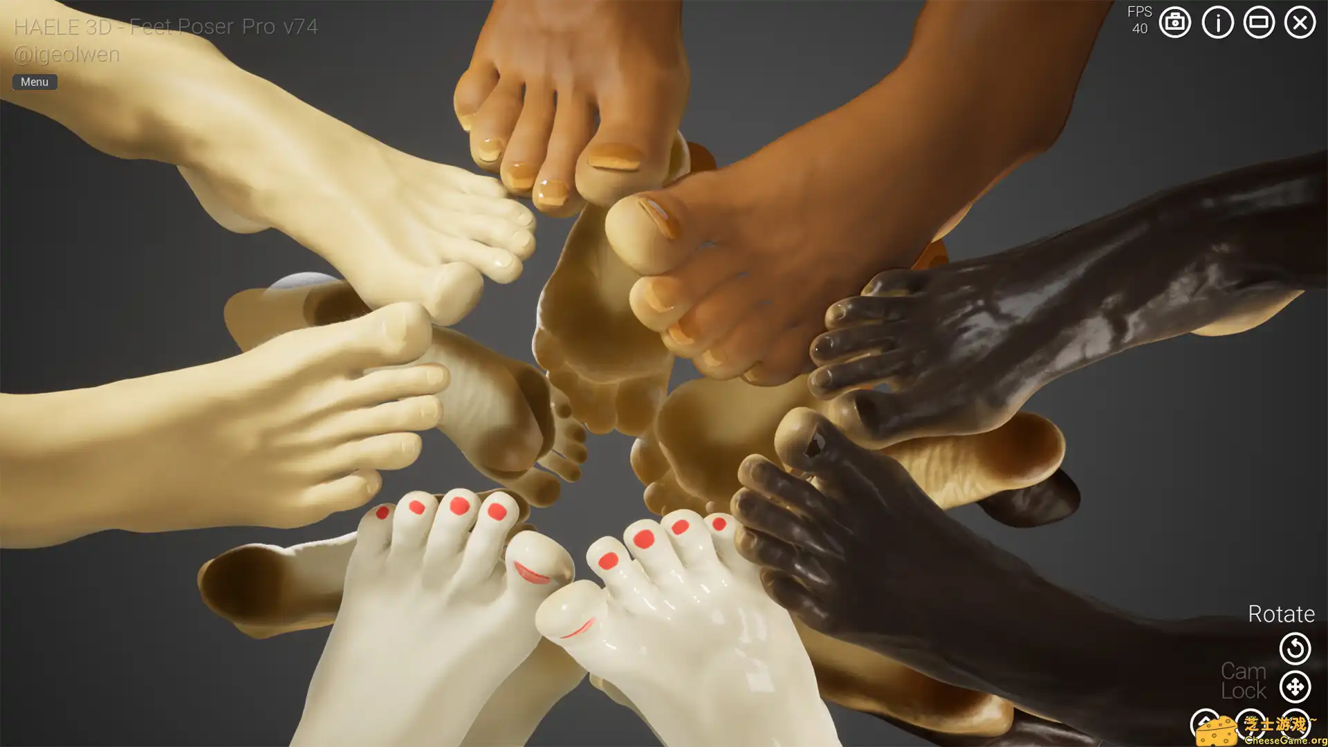 [PC]足部造型模拟器 - 专业版/HAELE 3D - Feet Poser Pro