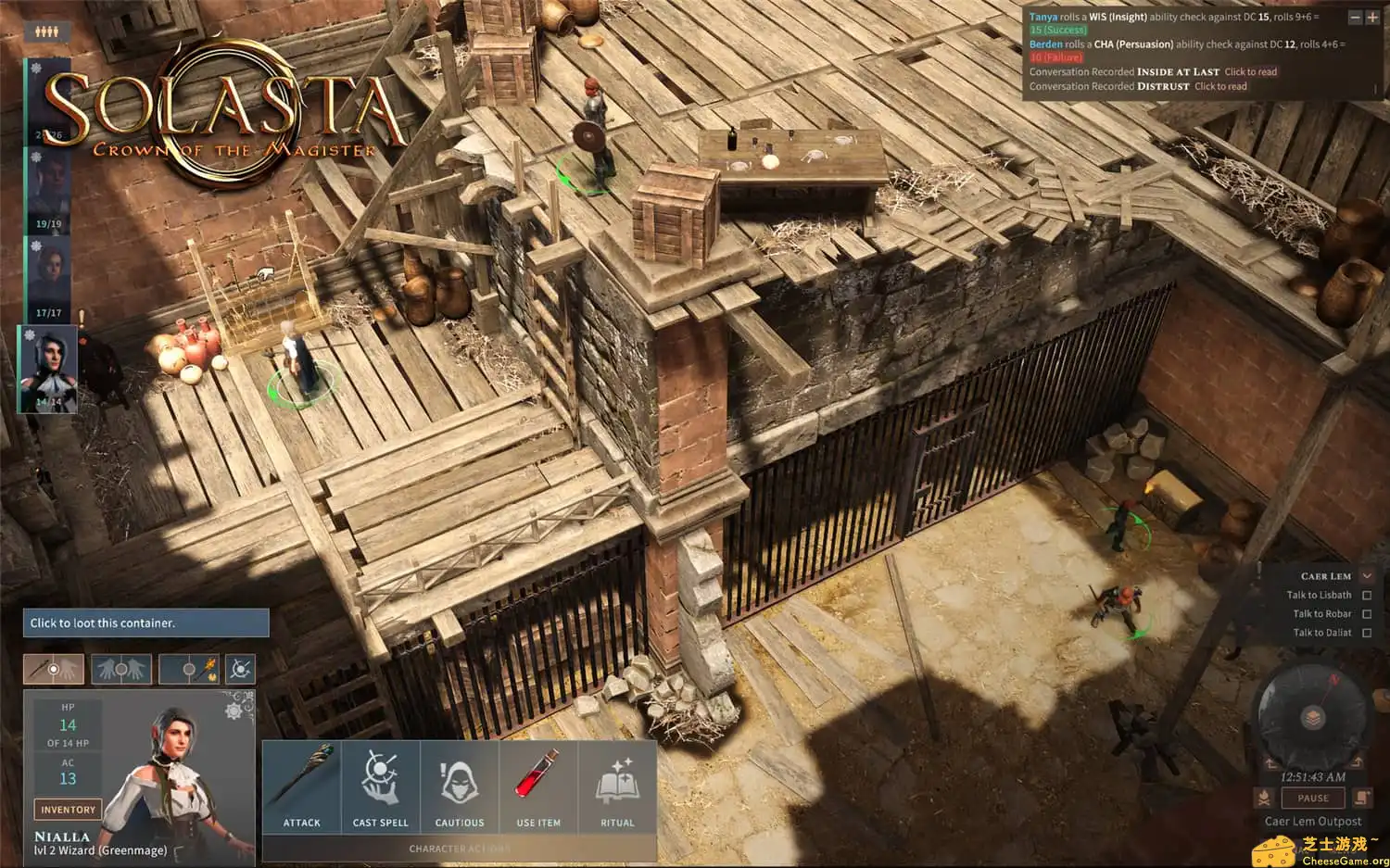 [PC]索拉斯塔：法师之冠/Solasta: Crown of the Magister