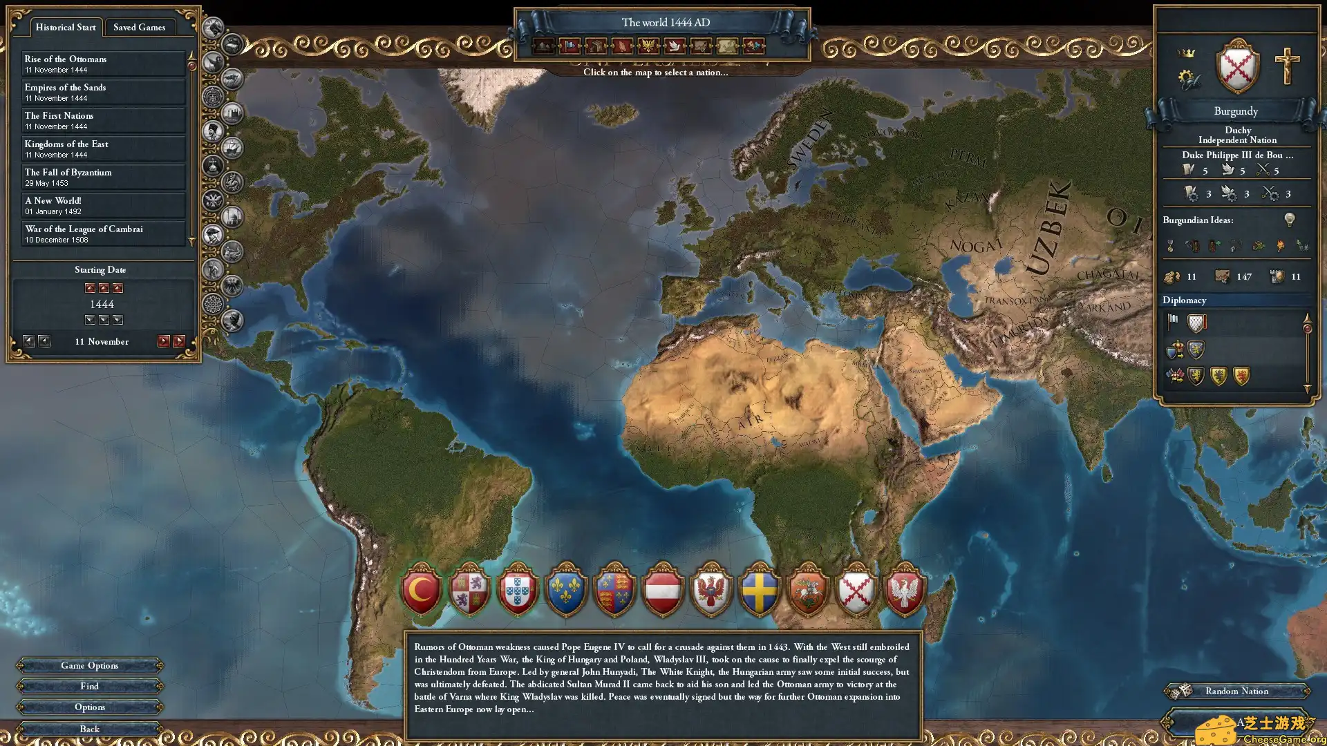 [PC]欧陆风云4/Europa Universalis IV/支持网络联机