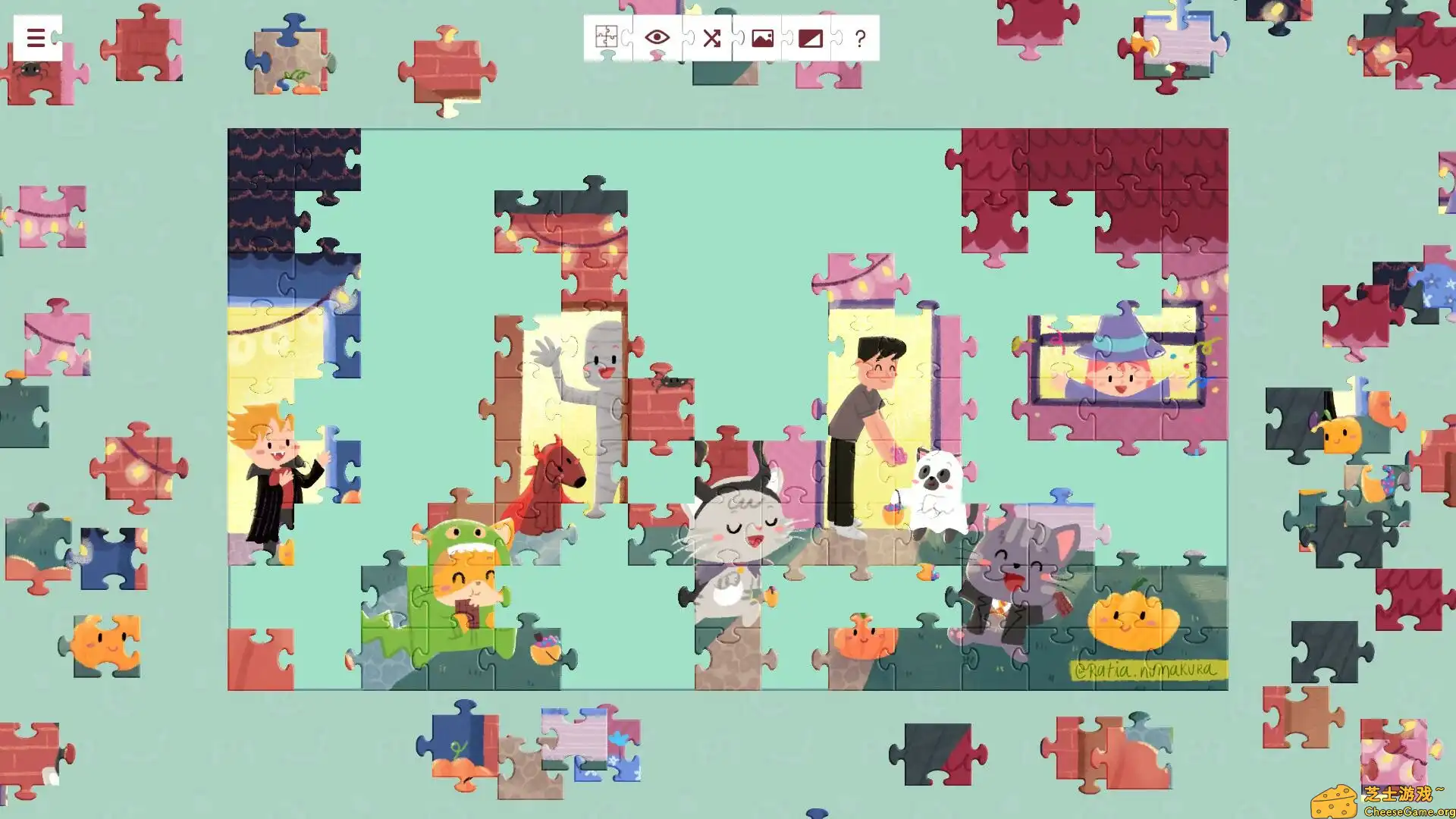 图片[2] [PC]好友在万圣节/Buddy and Friends on Halloween | 游戏截图