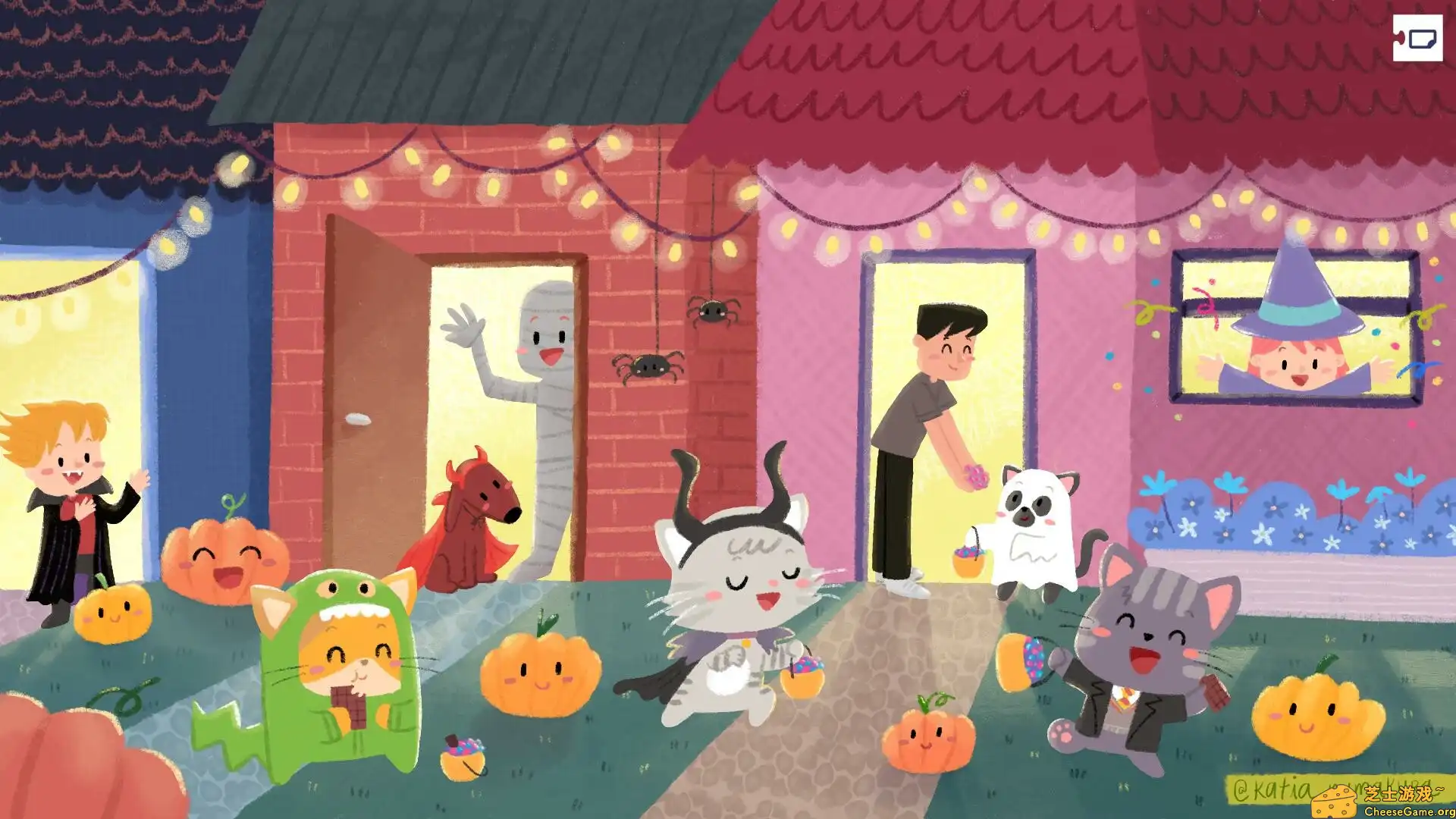 图片[4] [PC]好友在万圣节/Buddy and Friends on Halloween | 游戏截图