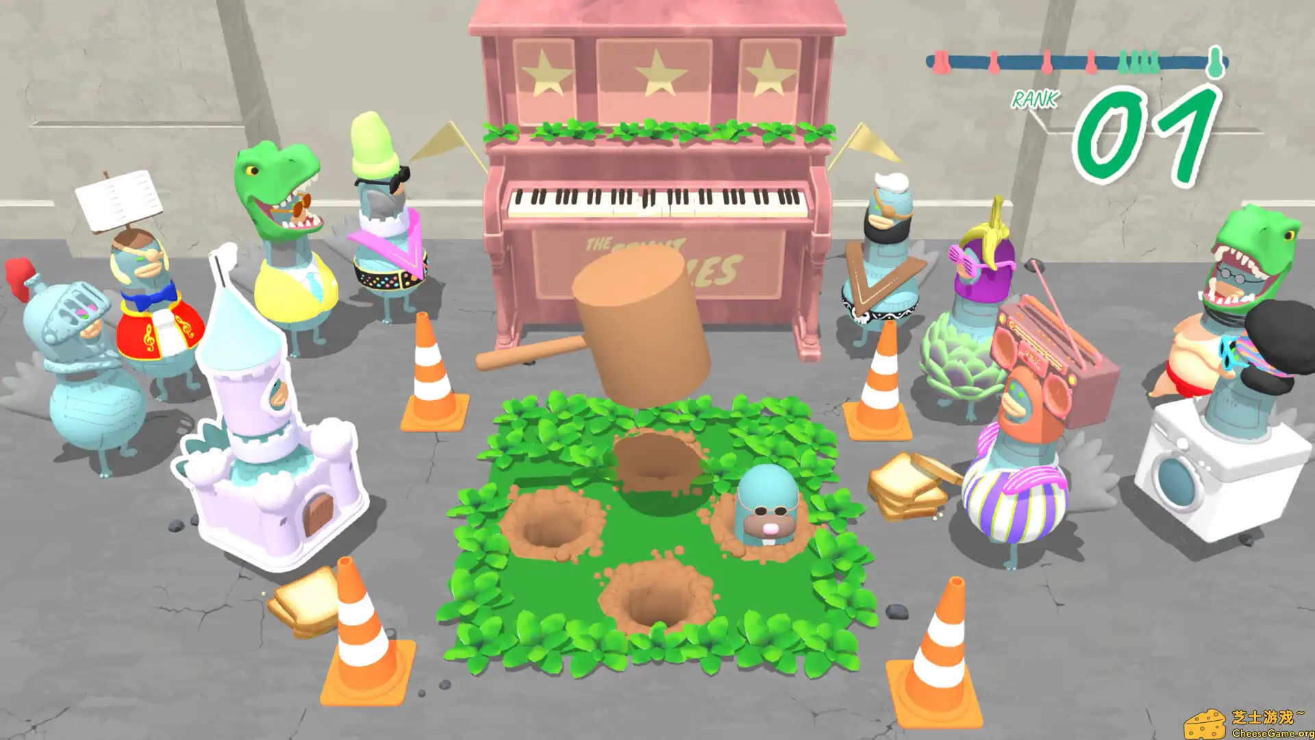 [PC]沙雕鸽鸽大逃杀/Headbangers: Rhythm Royale