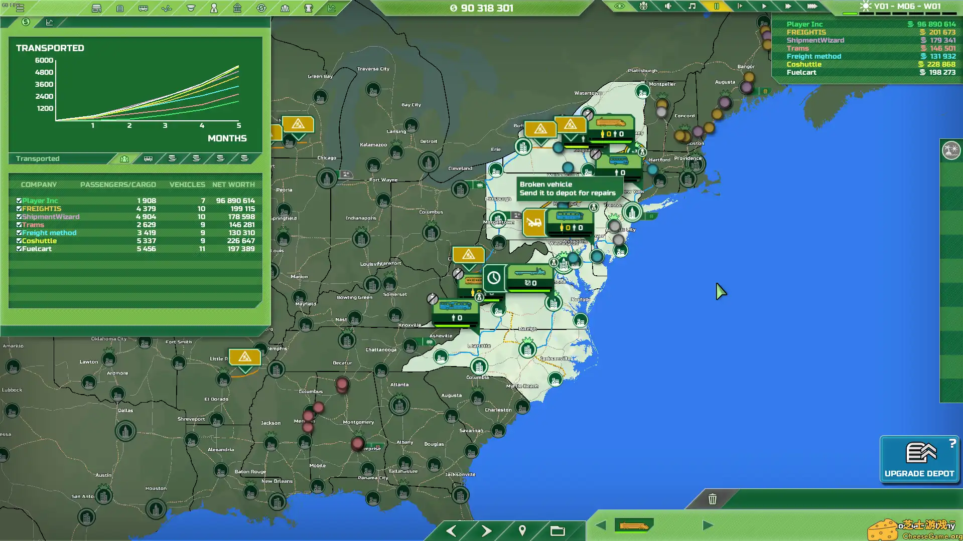 图片[1] [PC]物流大师/运输公司/Transport INC | 游戏截图