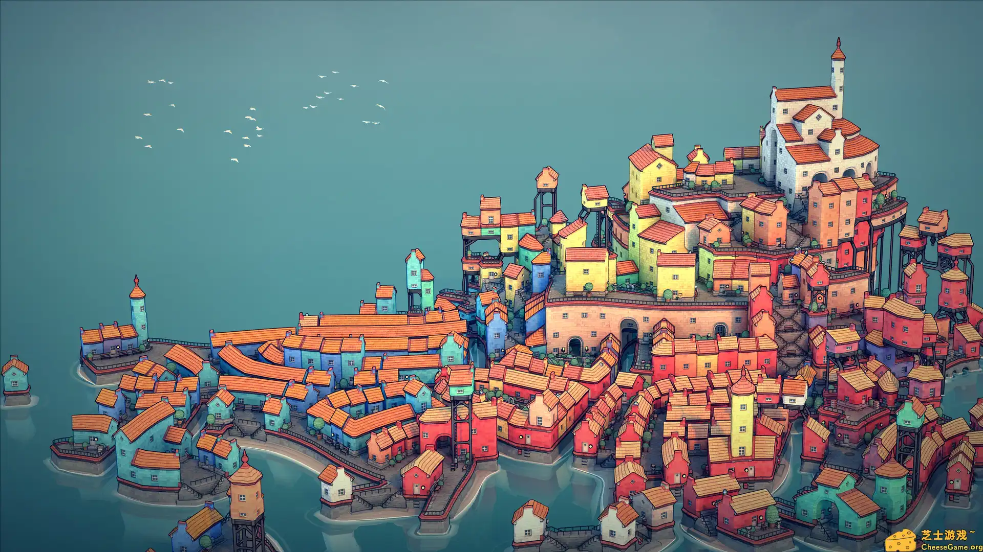 [PC]城景/城镇叠叠乐/城市景观/Townscaper