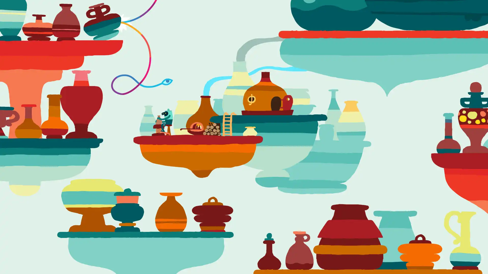 图片[1] [PC]花花卡姆/Hohokum | 游戏截图