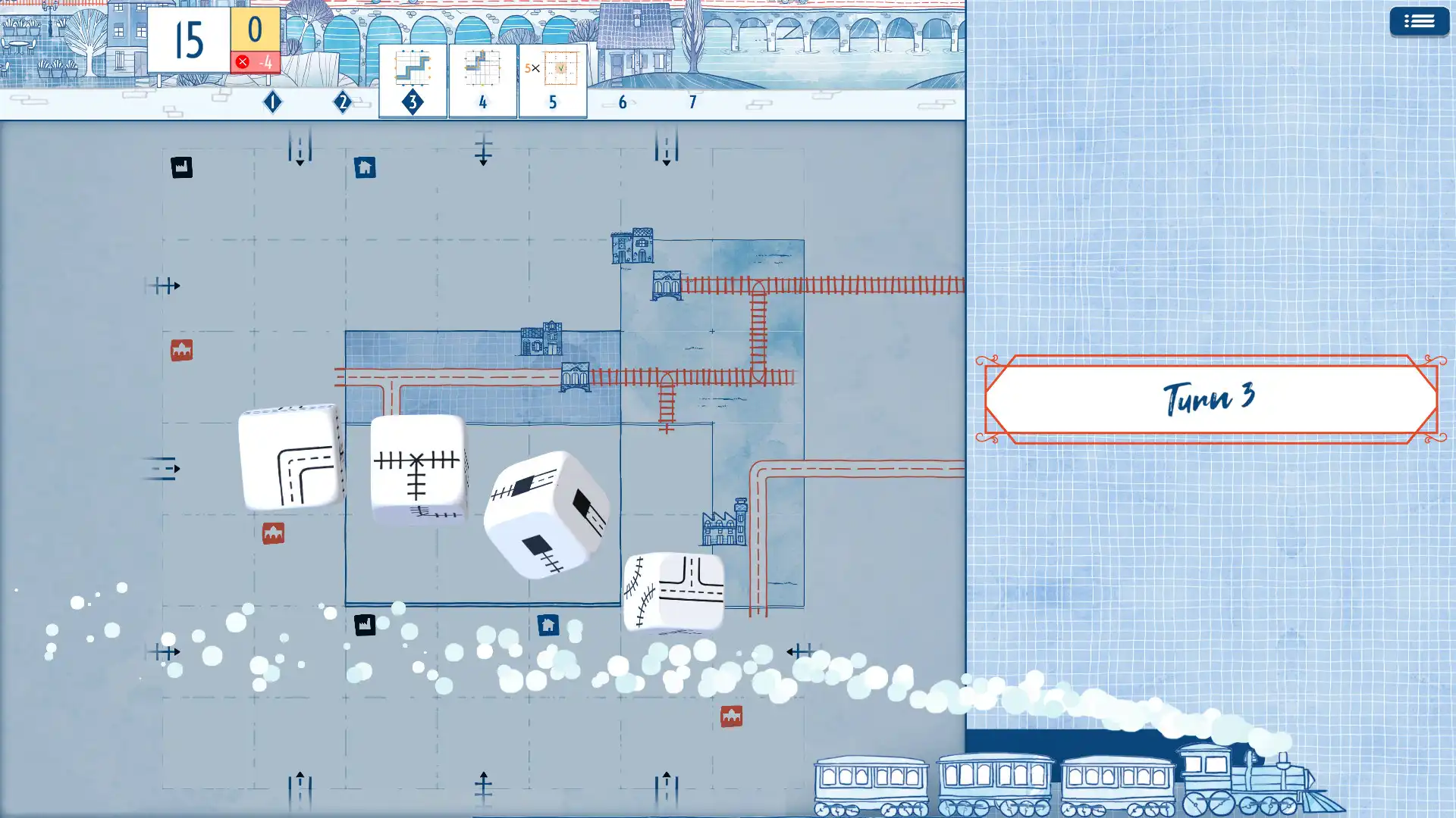 [PC]水墨铁道挑战/Railroad Ink Challenge