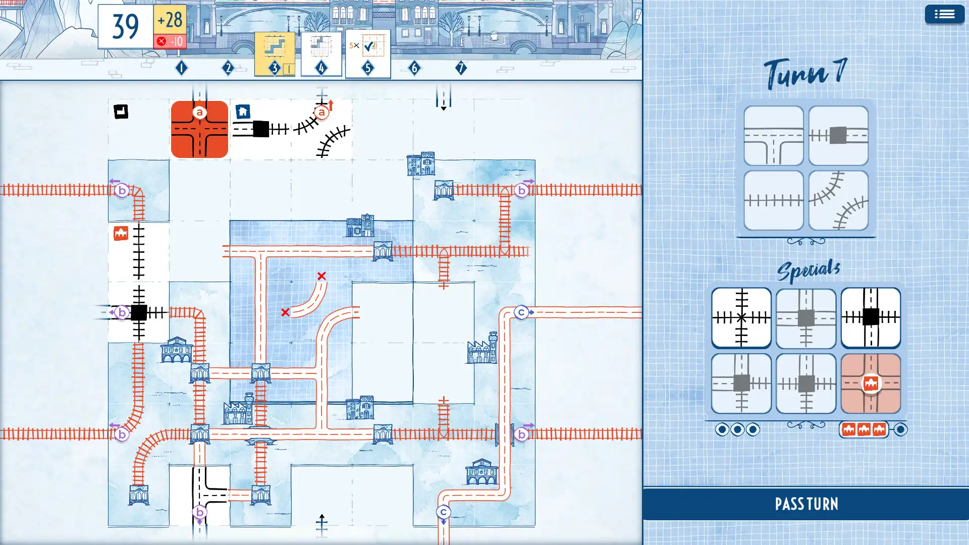 [PC]水墨铁道挑战/Railroad Ink Challenge