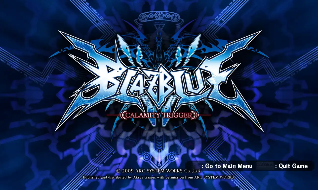 [PC]苍翼默示录：厄运扳机/BlazBlue: Calamity Trigger
